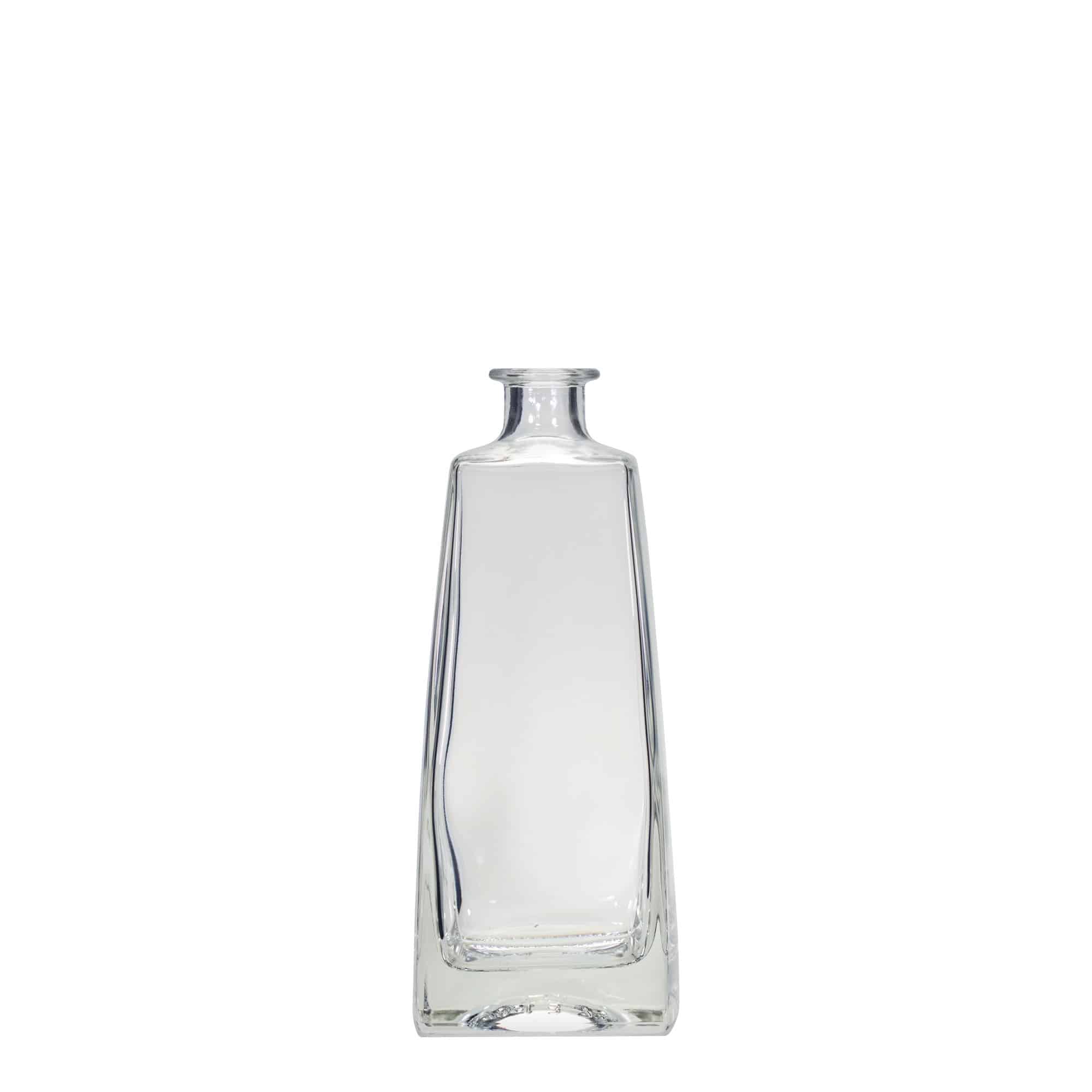 700 ml Glasflasche 'Timmy', rechteckig, Mündung: Kork 700 ml Glasflasche 'Timmy', rechteckig, Mündung: Kork