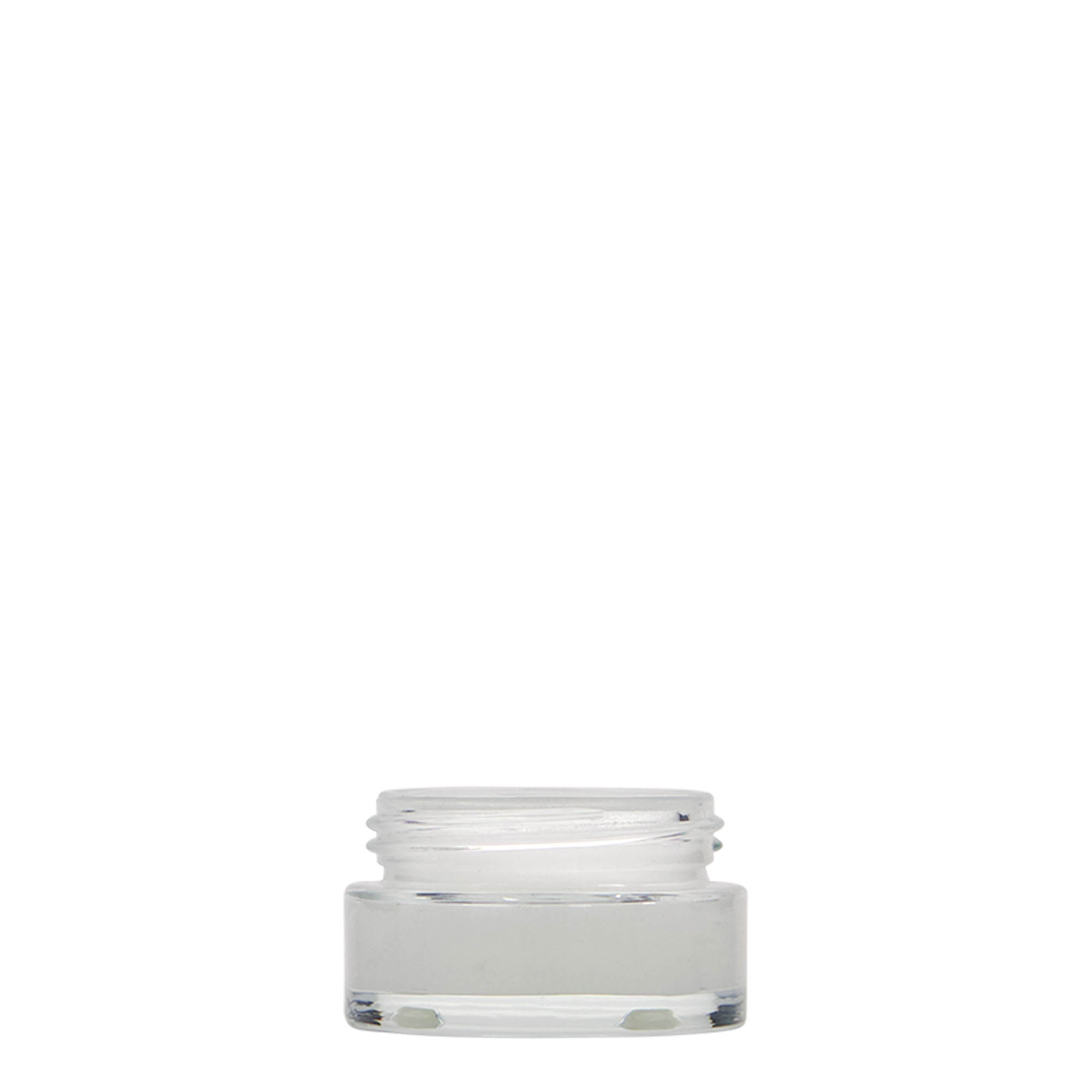 15 ml Tiegel 'Clear Edition', Glas, Mündung: Schraubverschluss 15 ml Tiegel 'Clear Edition', Glas, Mündung: Schraubverschluss
