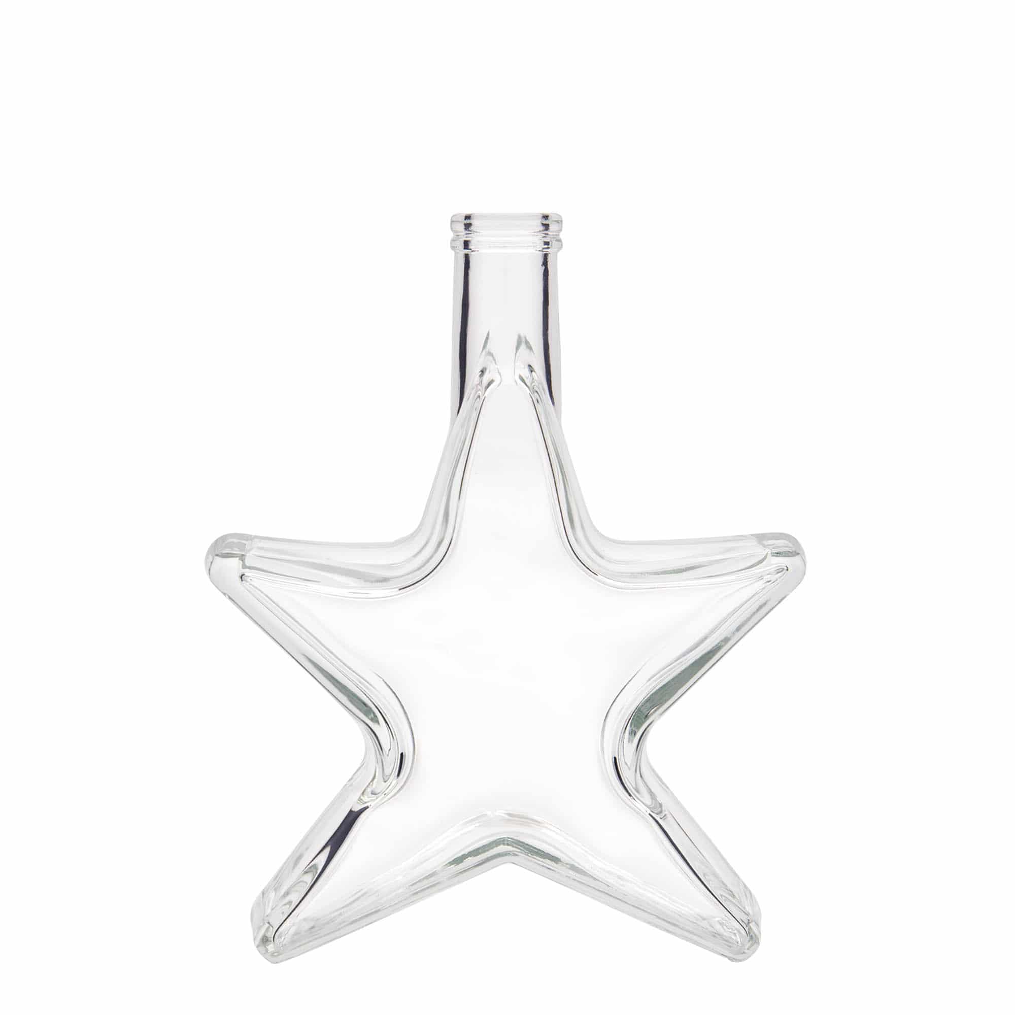 350 ml Glasflasche „Stern“, Mündung: Kork