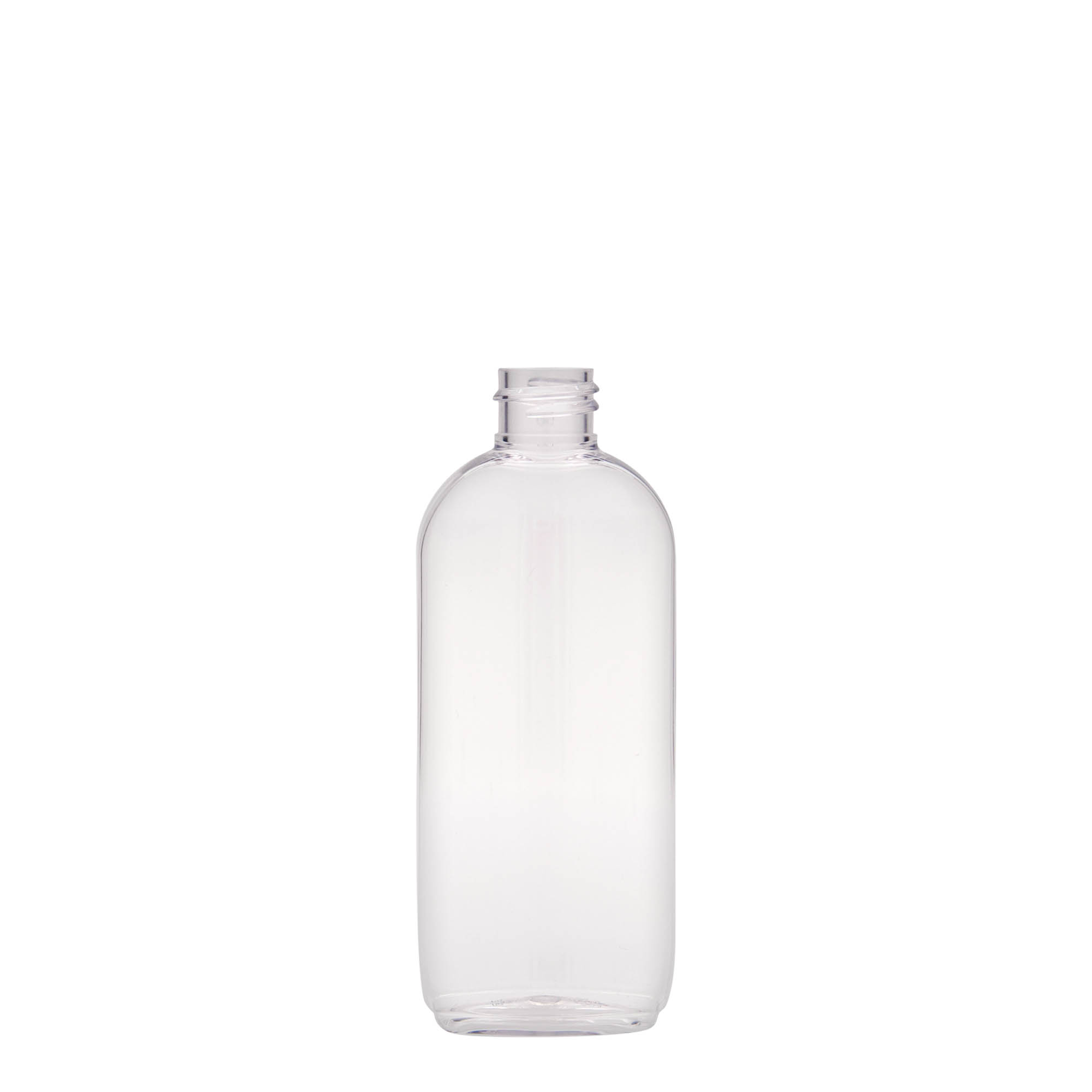 100 ml PET-Flasche 'Iris', oval, Kunststoff, Mündung: 20/410