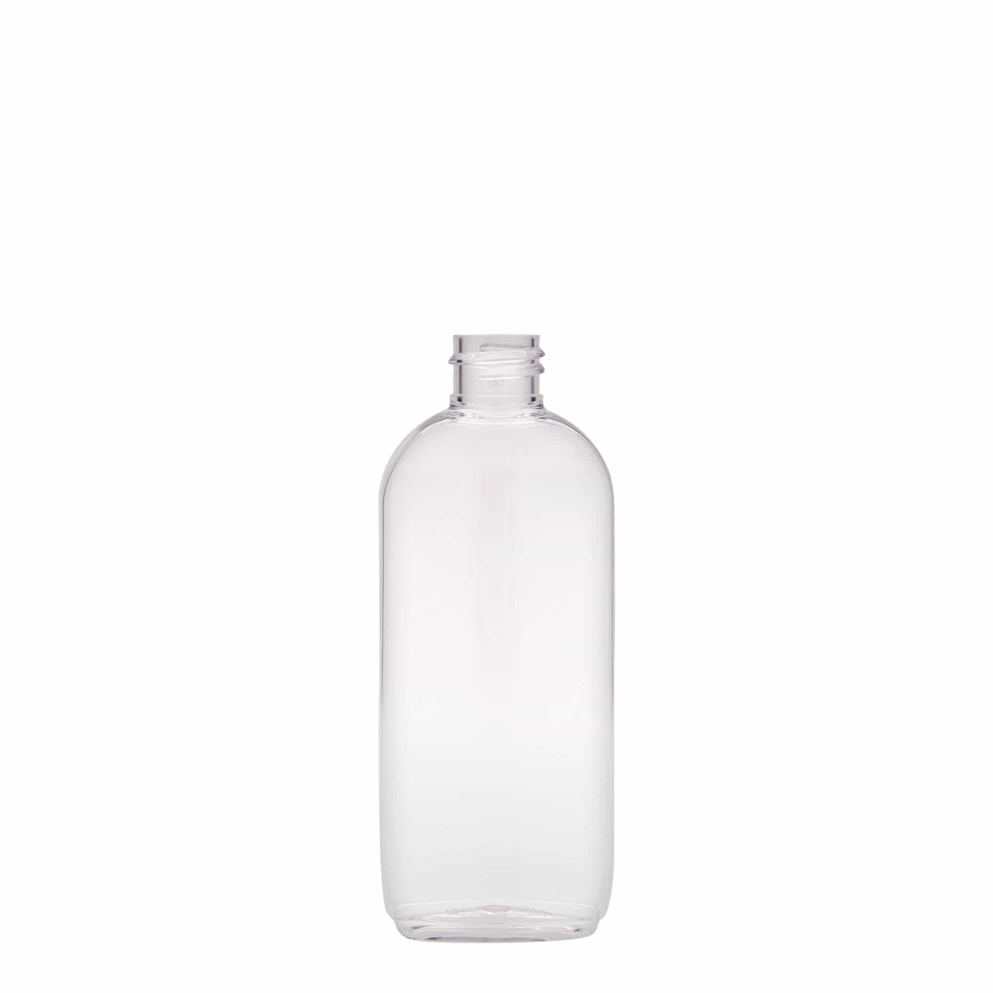 100 ml PET-Flasche „Iris“, oval, Kunststoff, Mündung:  20/410