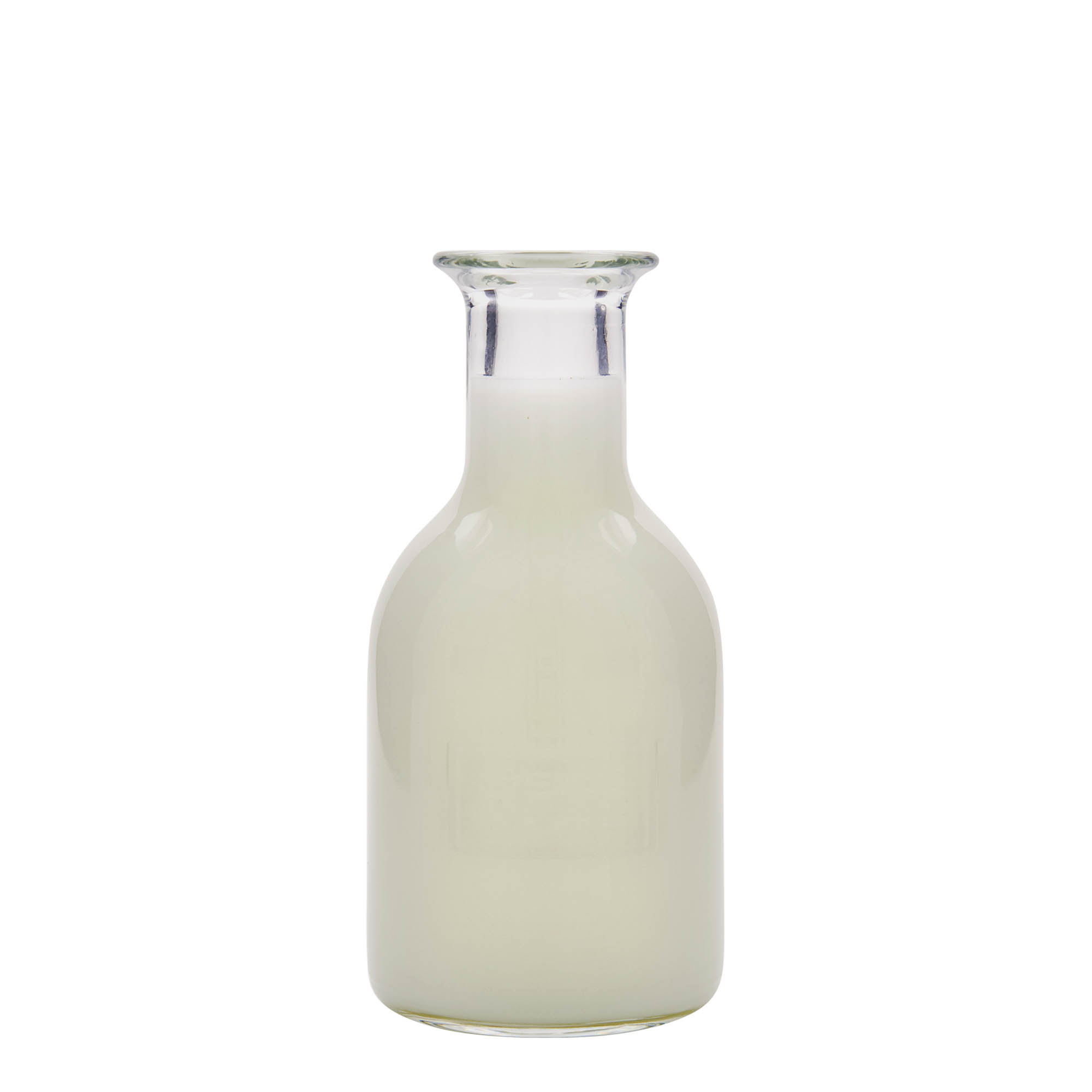 500 ml Glasflasche 'Optima Latte', Mündung: Kork