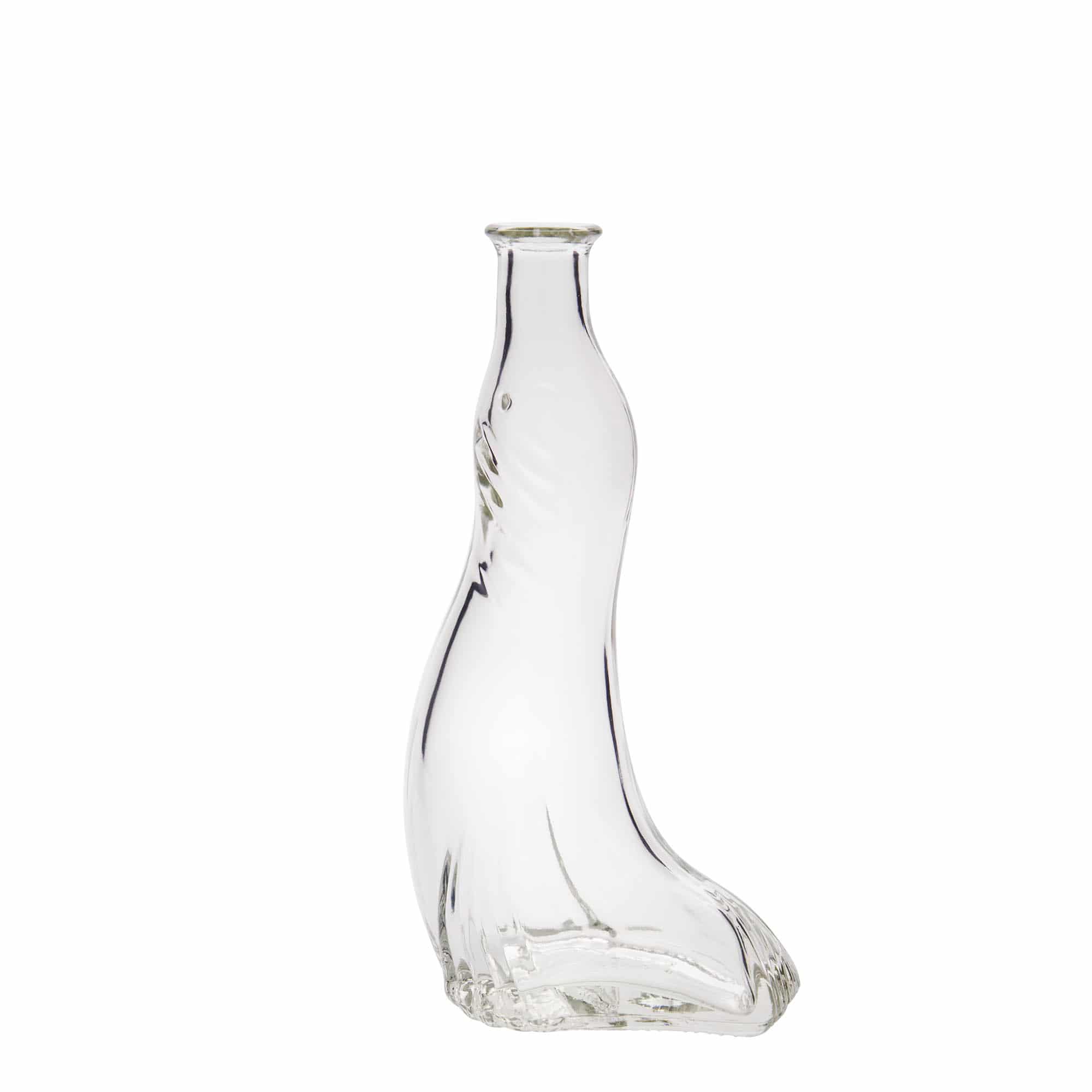 200 ml Glasflasche 'Seehund', Mündung: Kork 200 ml Glasflasche 'Seehund', Mündung: Kork