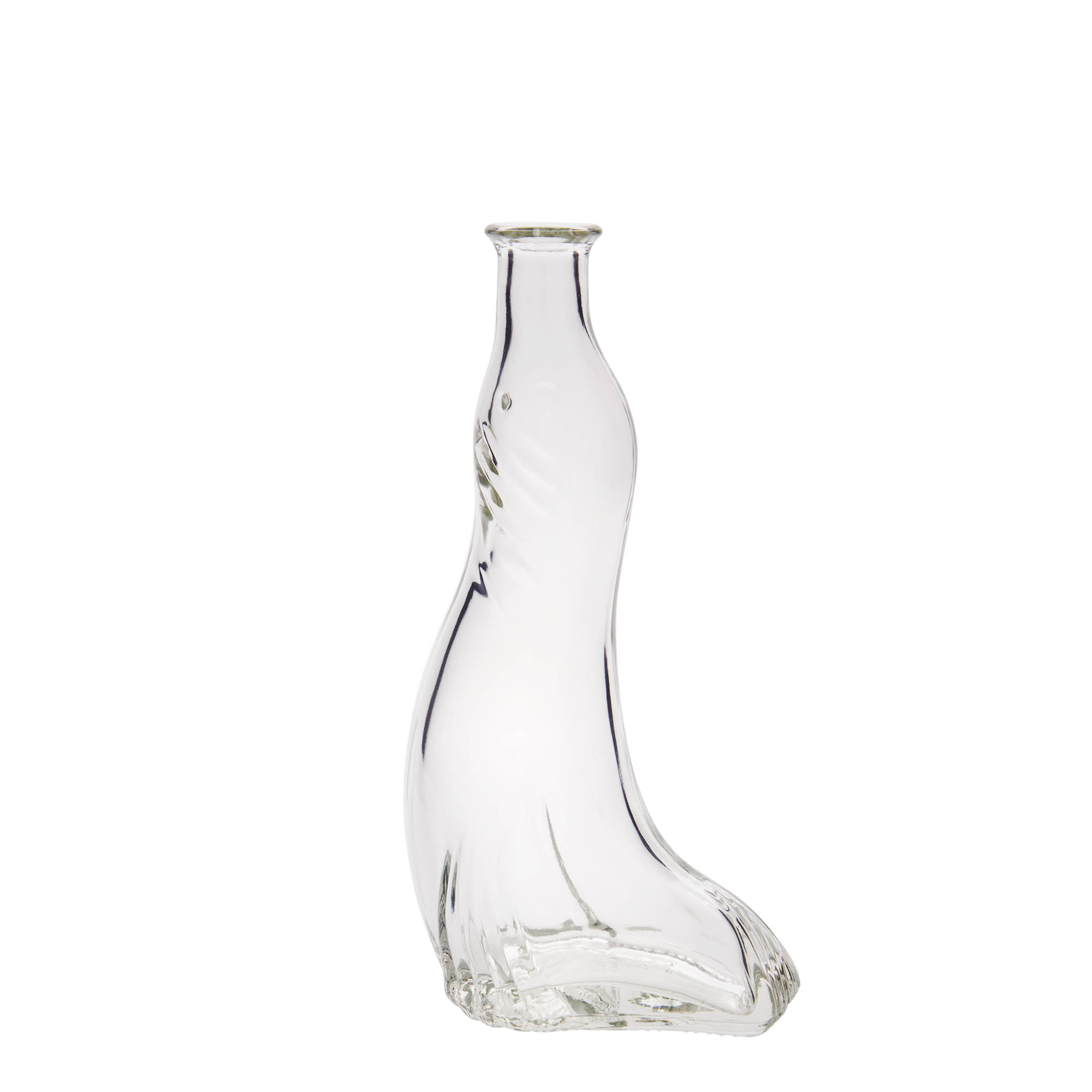 200 ml Glasflasche „Seehund“, Mündung: Kork