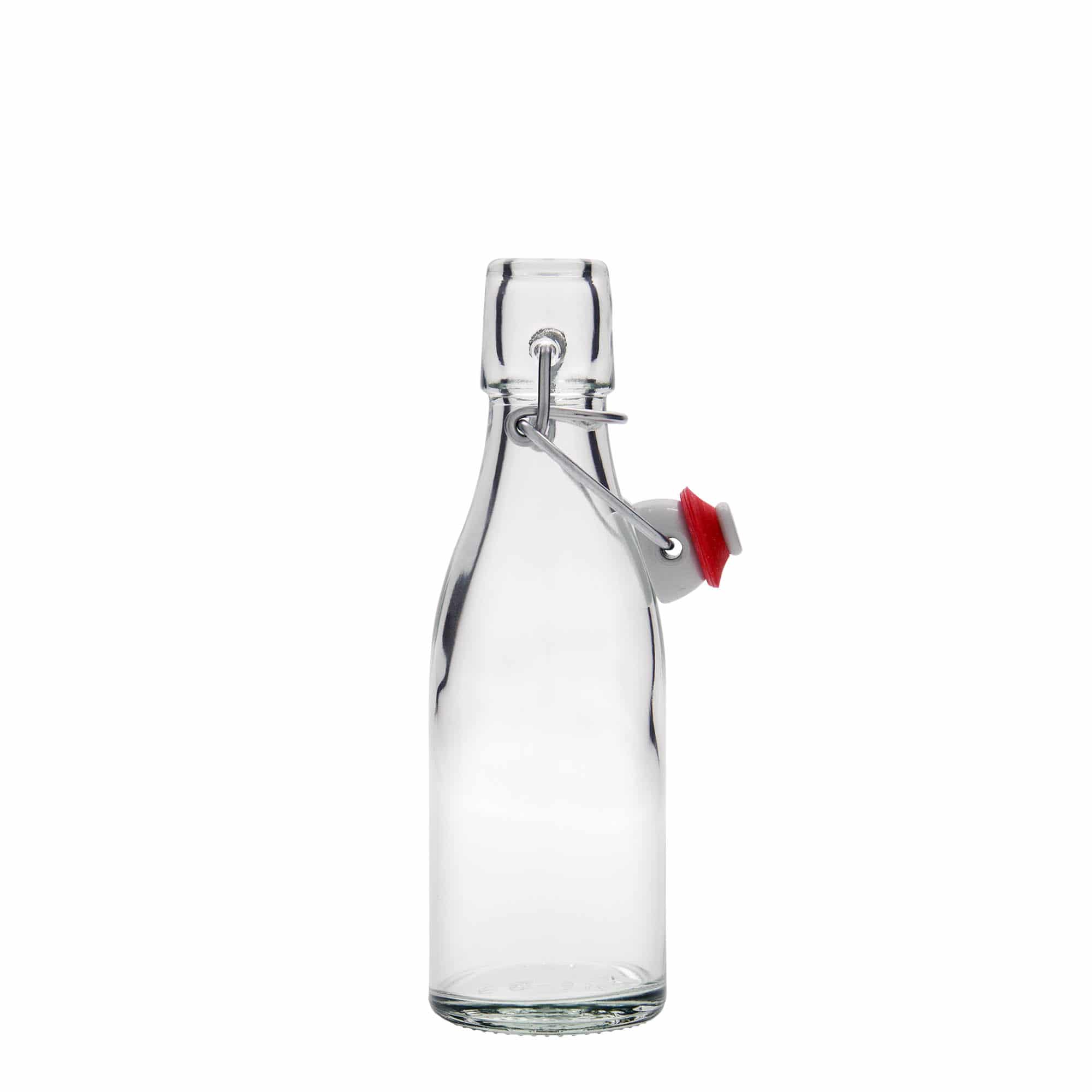 200 ml Glasflasche 'Paul', Mündung: Bügelverschluss