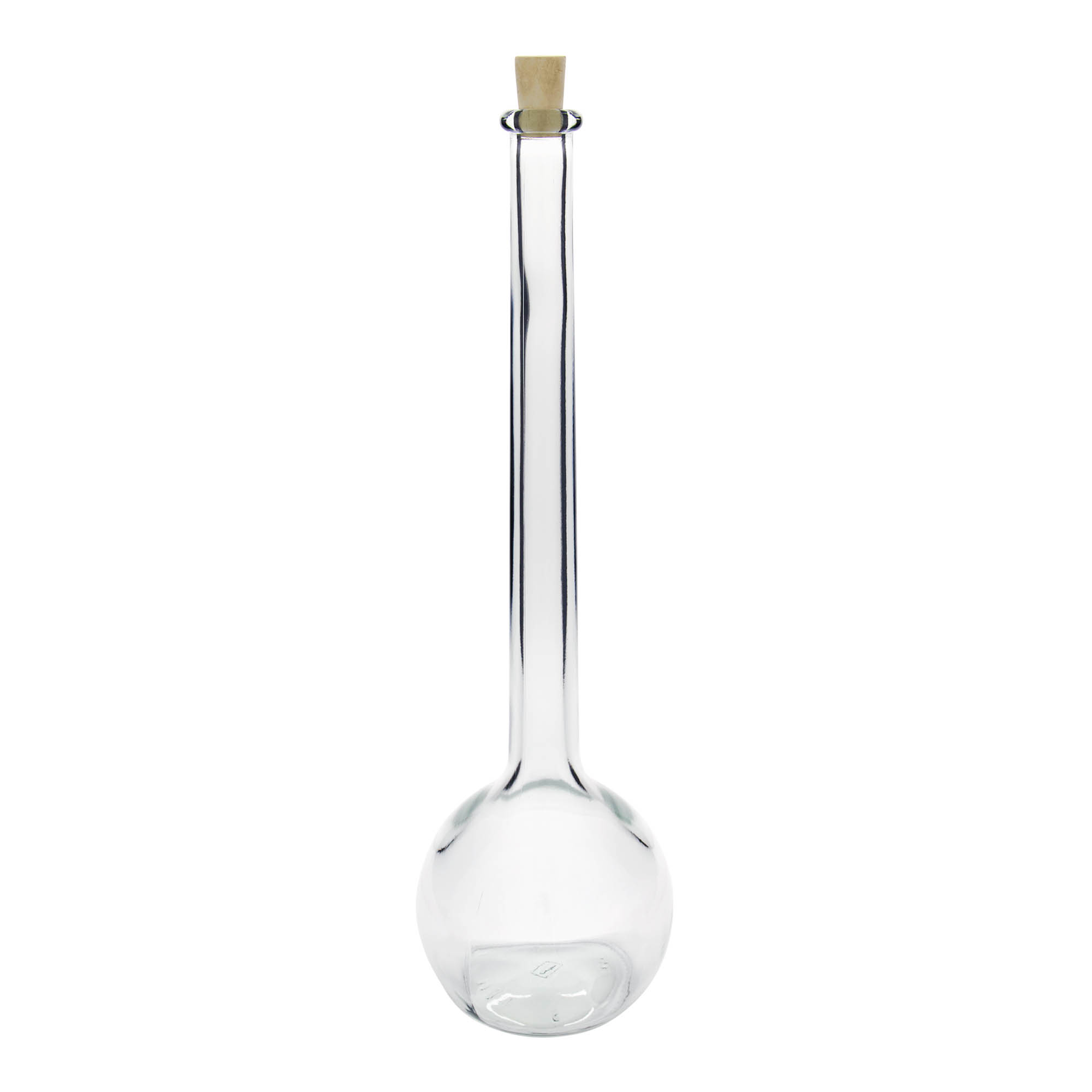 1.500 ml Glasflasche „Tulipano“, Mündung: Kork