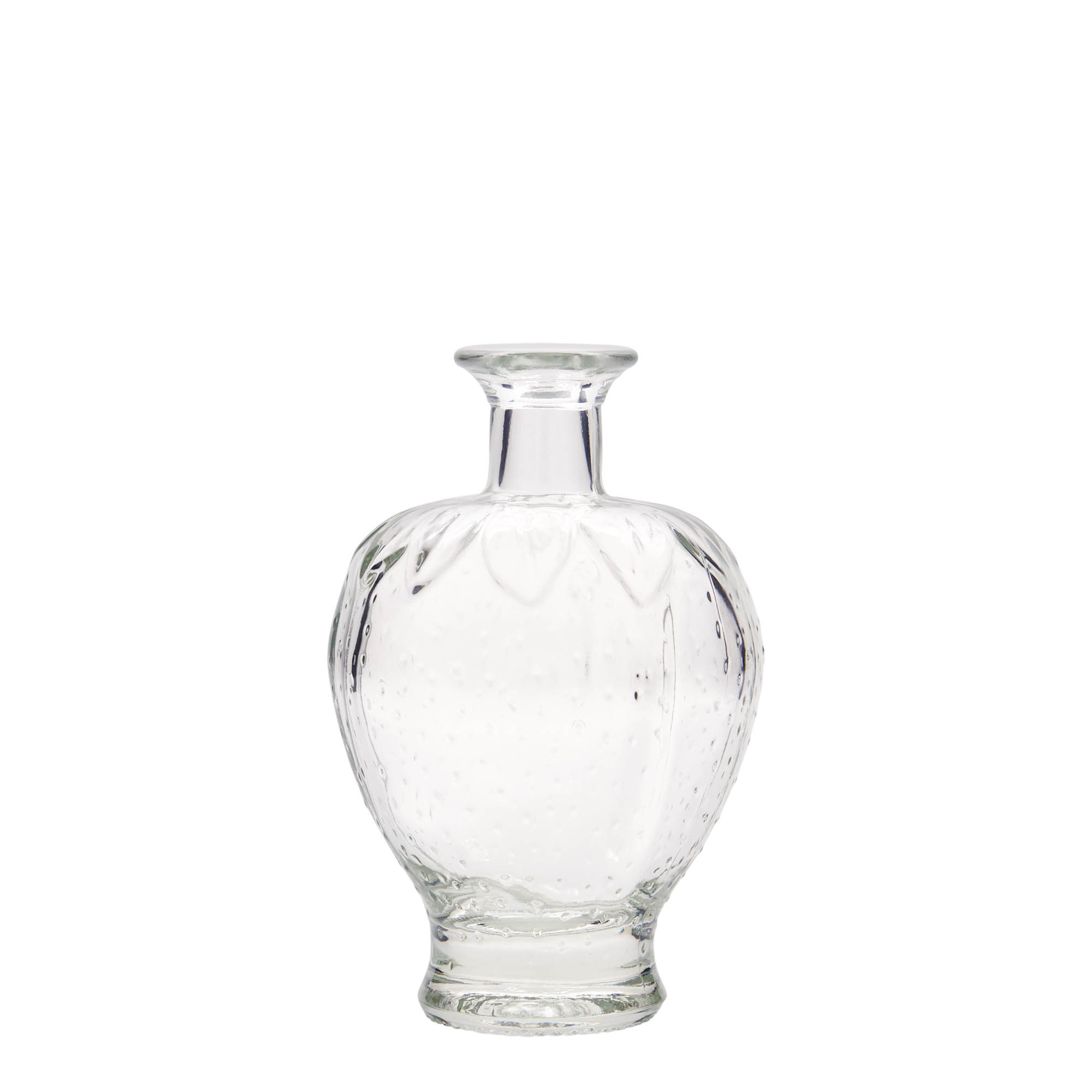 200 ml Glasflasche „Erdbeere“, Mündung: Kork