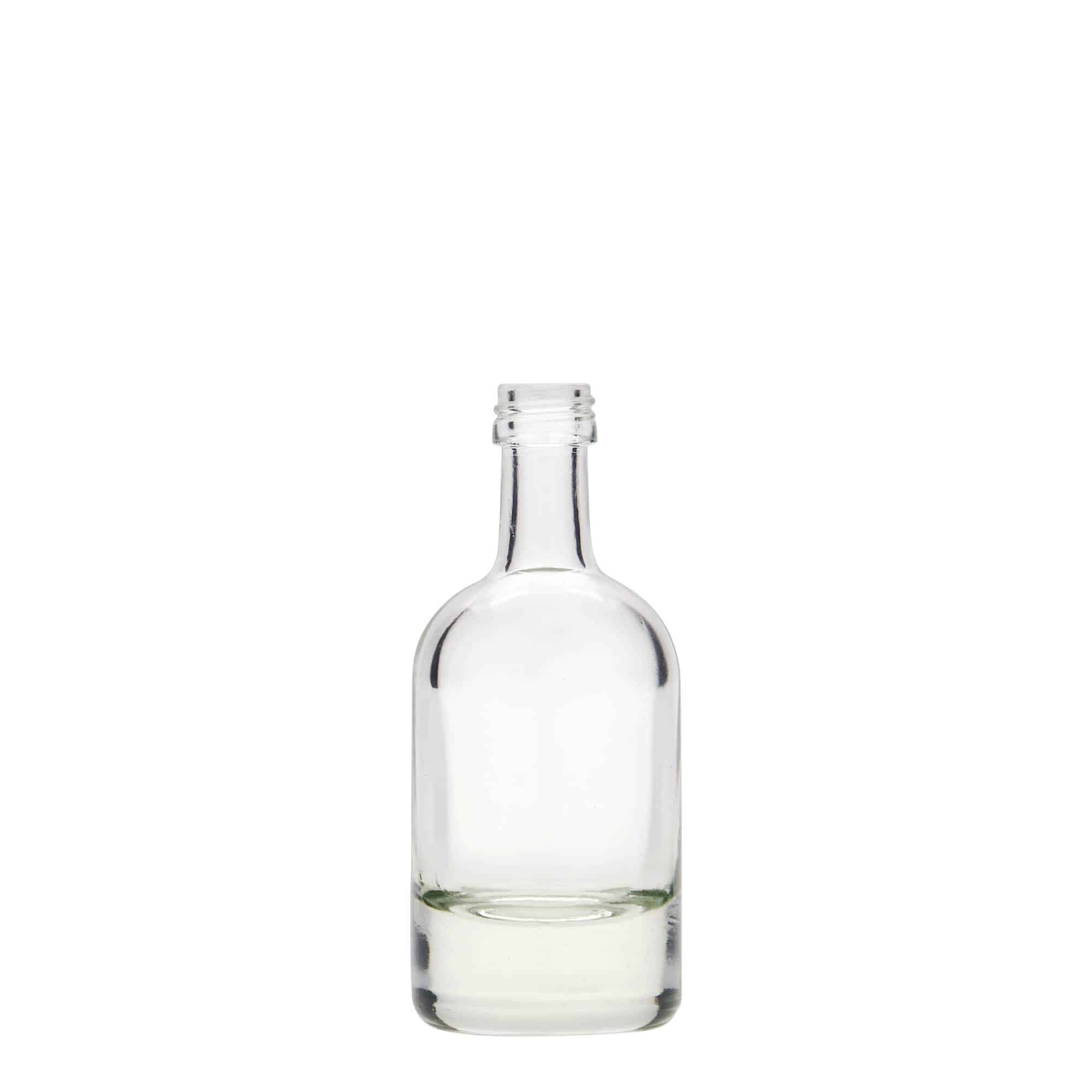 50 ml Glasflasche 'Linea Uno', Mündung: PP 18 50 ml Glasflasche 'Linea Uno', Mündung: PP 18
