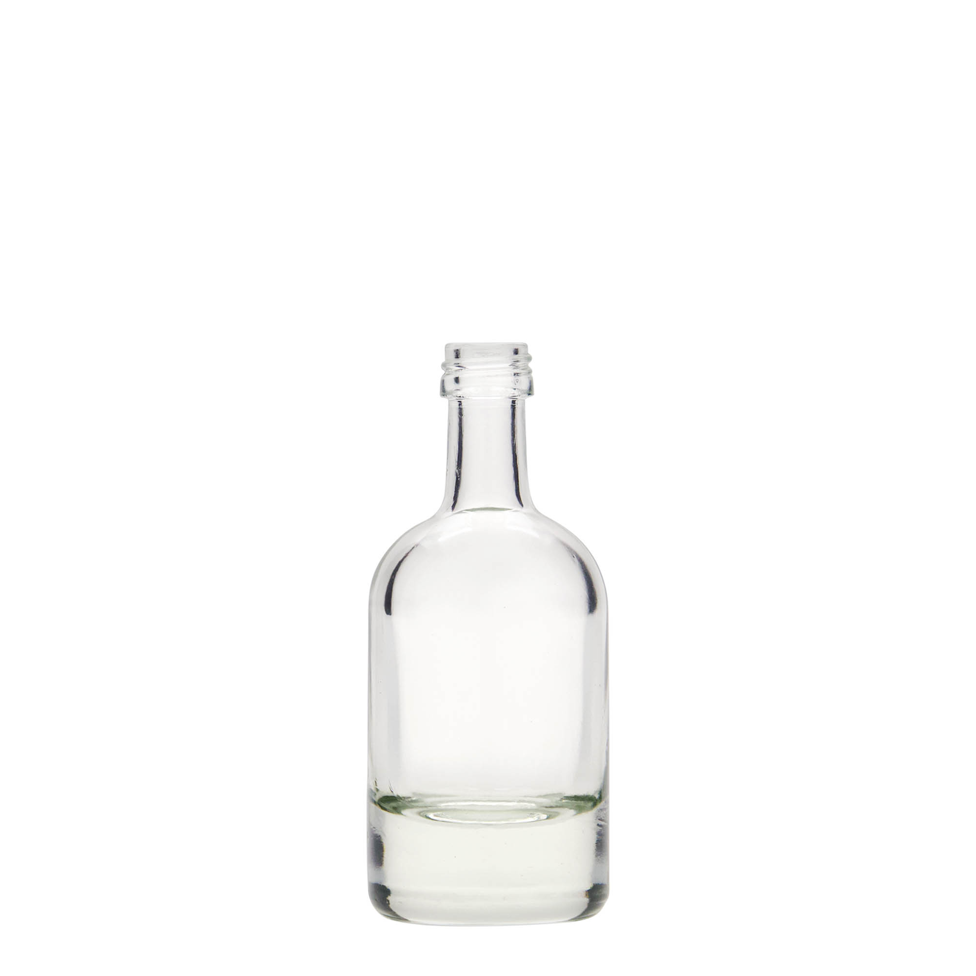 50 ml Glasflasche 'Linea Uno', Mündung: PP 18