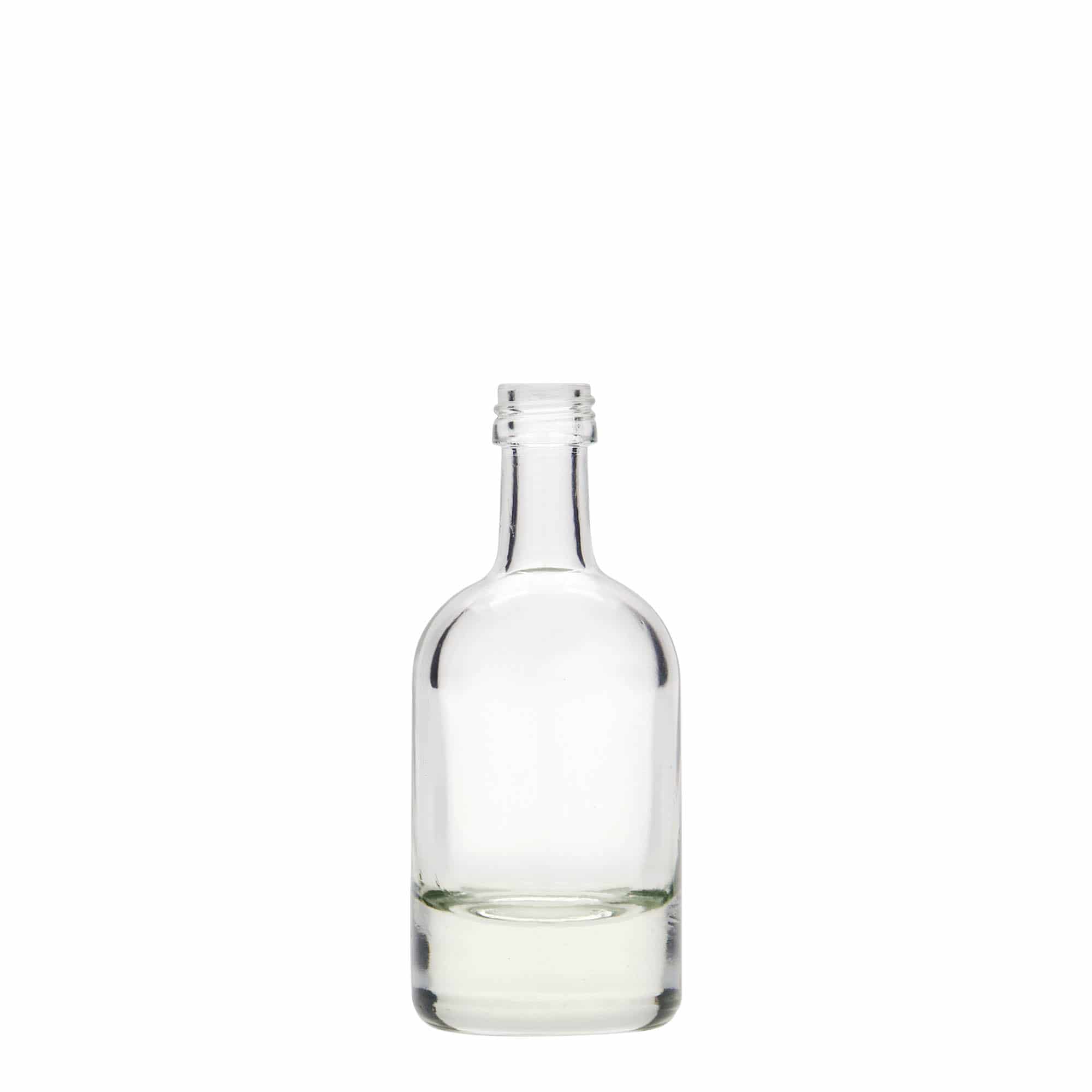 50 ml Glasflasche „Linea Uno“, Mündung: PP 18