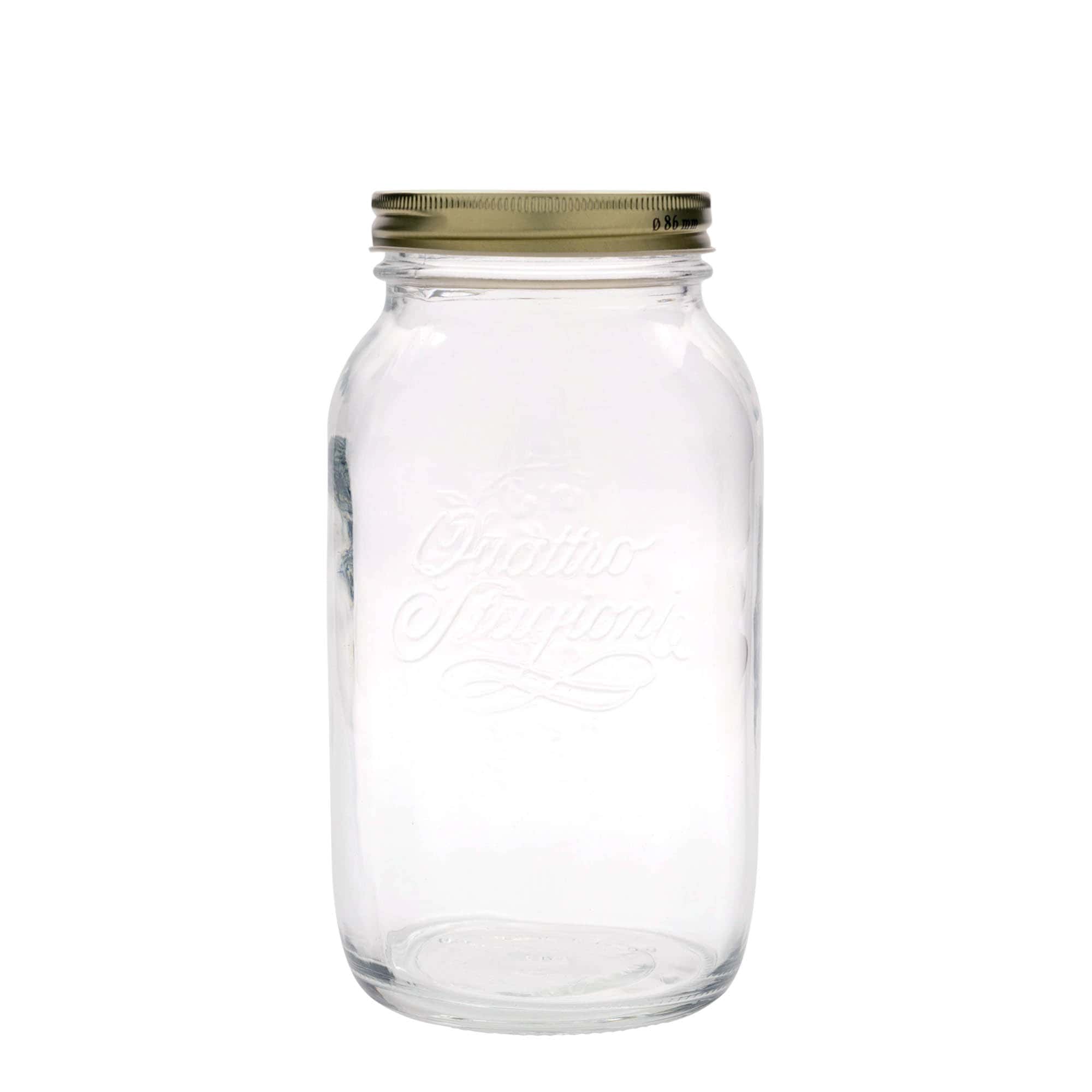 1.500 ml Glas 'Quattro Stagioni', Mündung: Schraubverschluss