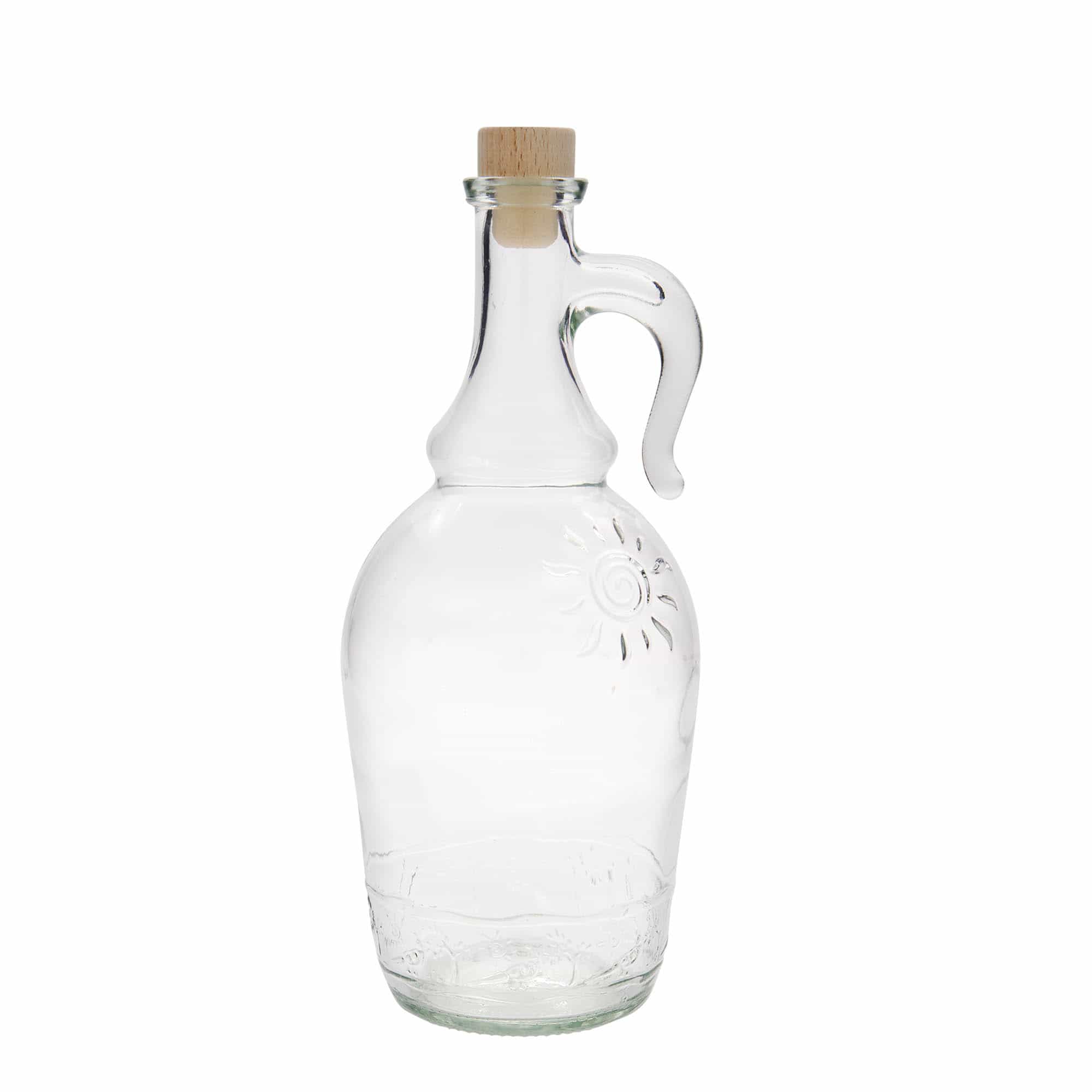 1.000 ml Glasflasche 'Sunny', Mündung: Kork