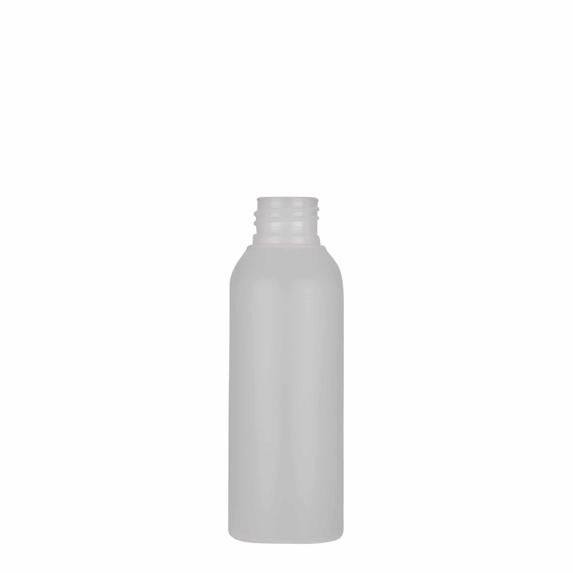 100 ml Kunststoffflasche 'Tuffy', HDPE, natur, Mündung: GPI 24/410