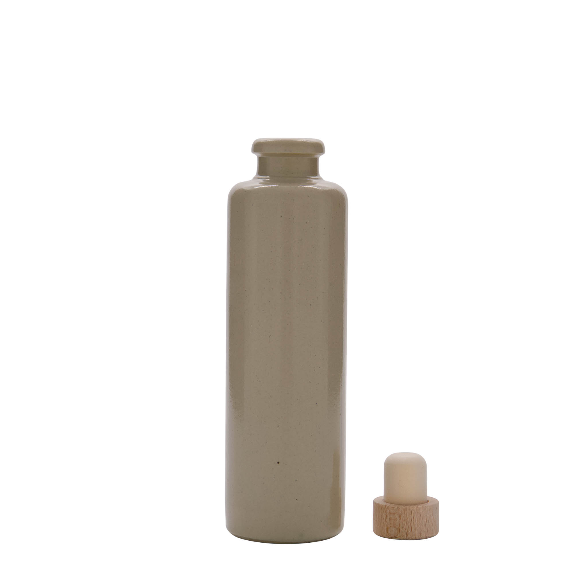 200 ml Tonkrug, Steinzeug, beige, Mündung: Kork 200 ml Tonkrug, Steinzeug, beige, Mündung: Kork