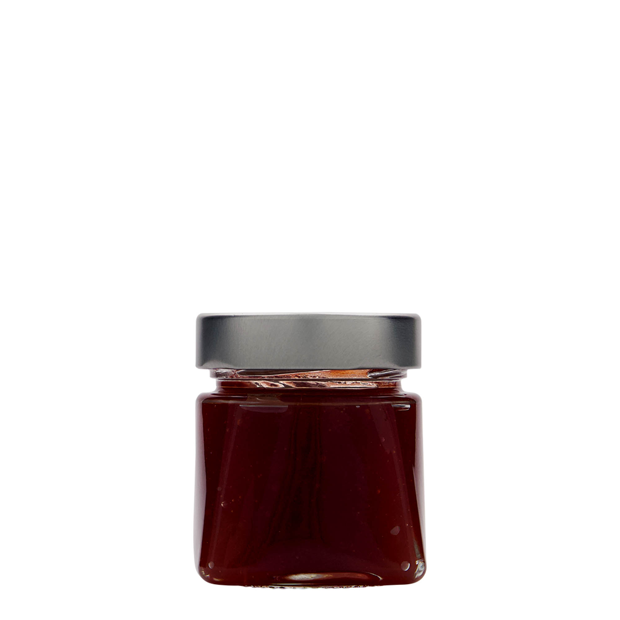 106 ml Vierkantglas 'Luxor', Mündung: Deep-Twist-Off (DTO 58)