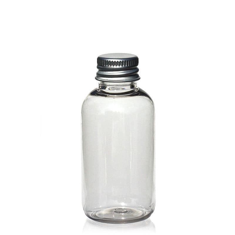 50 ml PET-Flasche 'Boston', Kunststoff, Mündung: GPI 20/410
