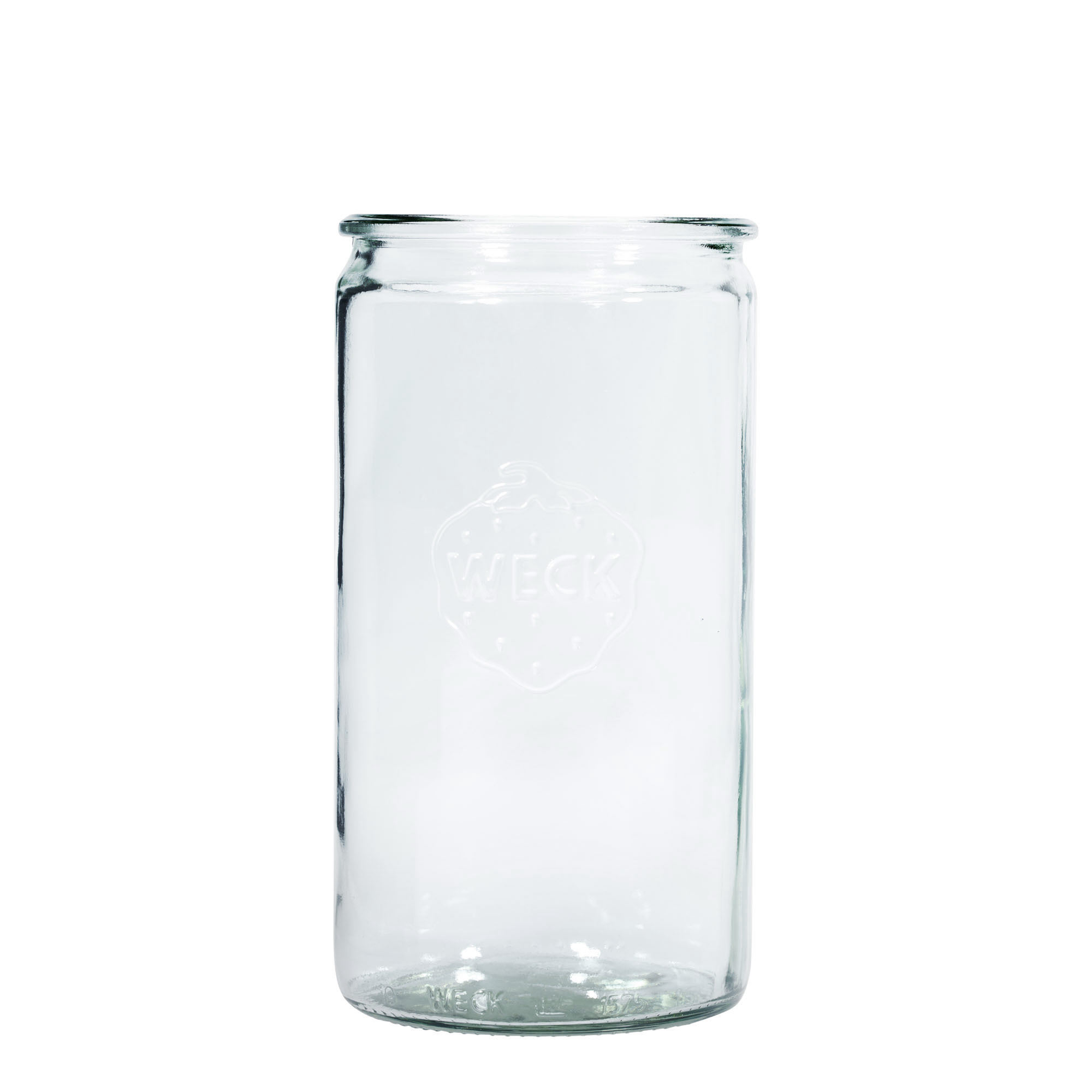 1.575 ml WECK-Zylinderglas, Mündung: Rundrand 1.575 ml WECK-Zylinderglas, Mündung: Rundrand
