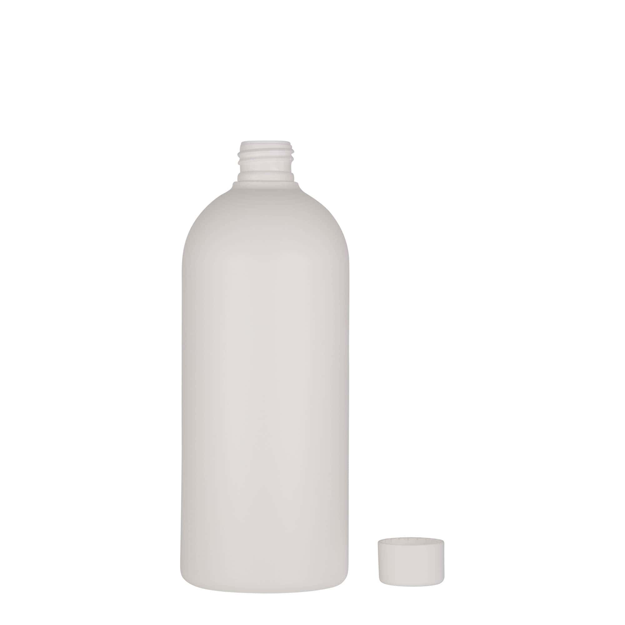 500 ml Kunststoffflasche „Tuffy“, HDPE, weiß, Mündung:  24/410