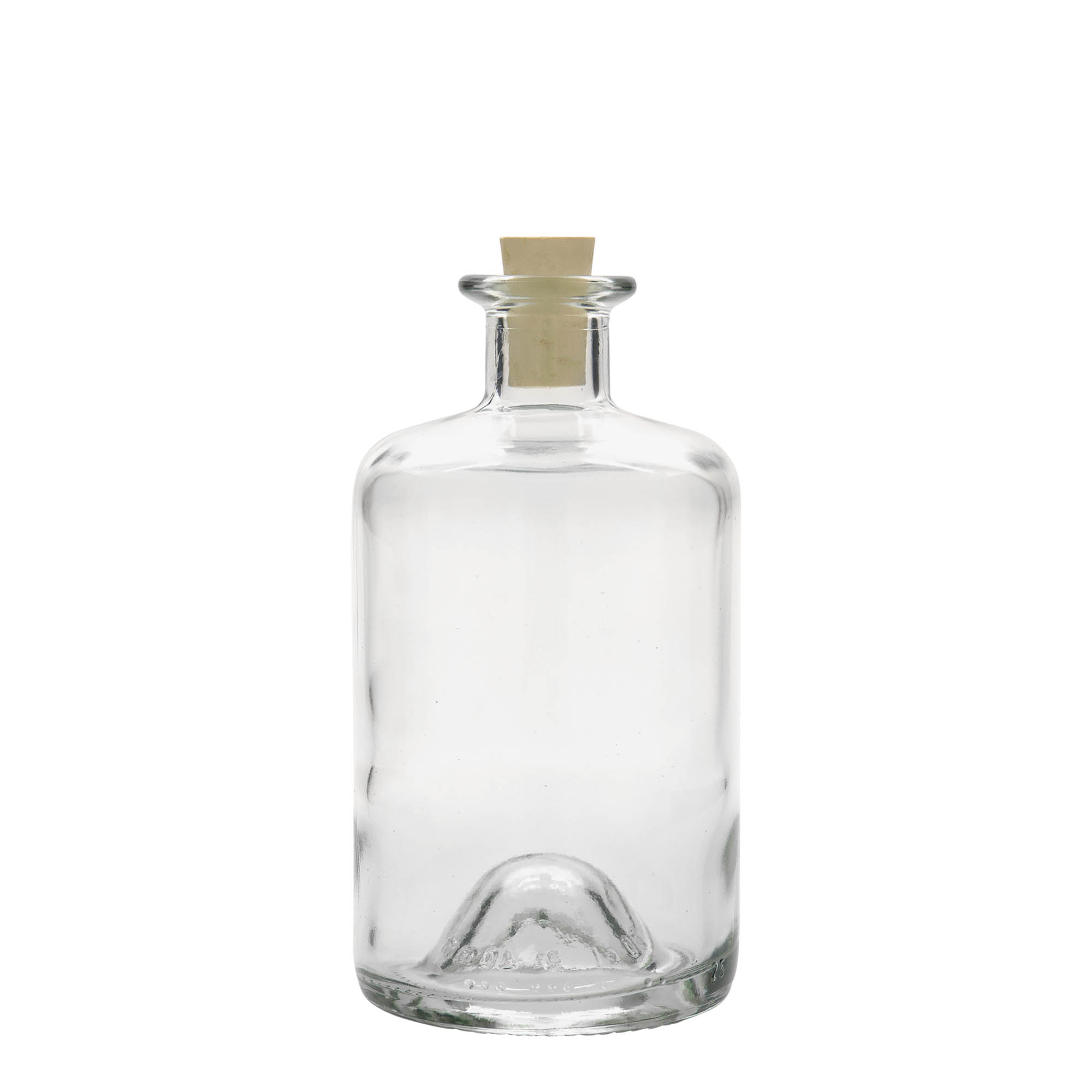 500 ml Glasflasche Apotheker, Mündung: Kork