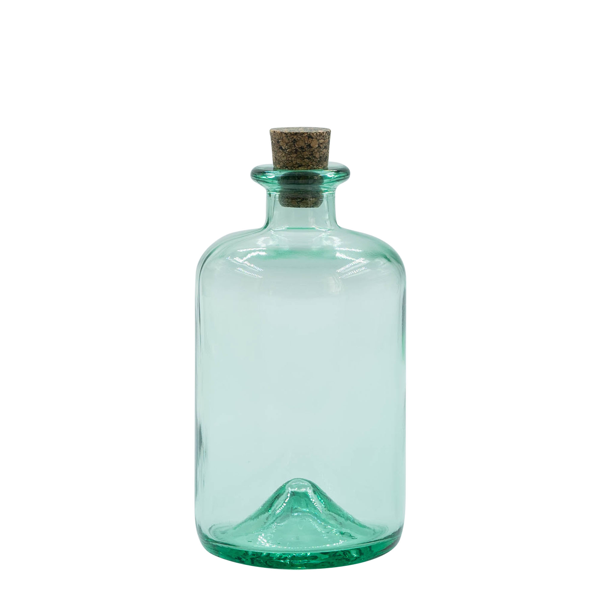 500 ml Glasflasche 'Pharma', Mündung: Kork 500 ml Glasflasche 'Pharma', Mündung: Kork