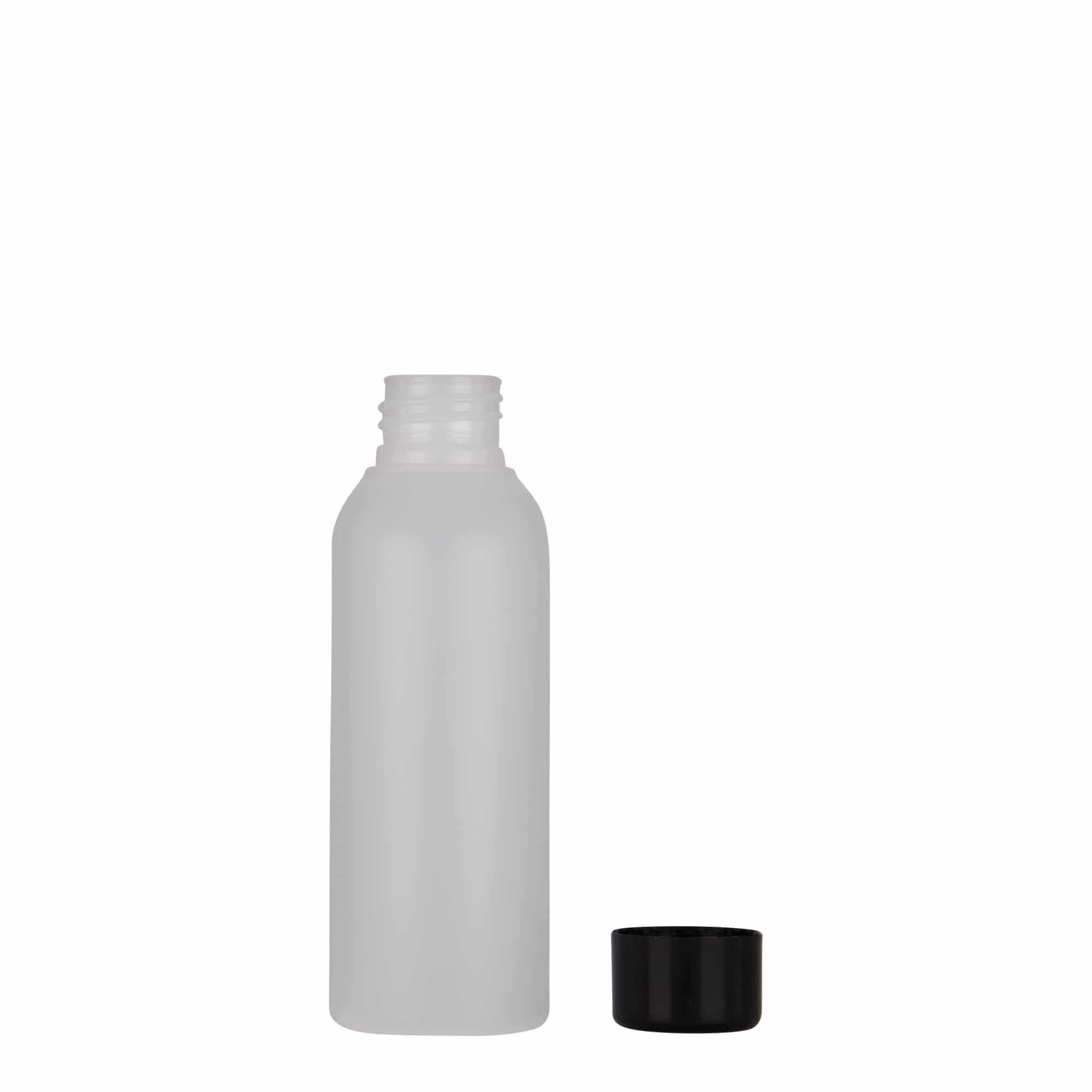 100 ml Kunststoffflasche 'Tuffy', HDPE, natur, Mündung: GPI 24/410