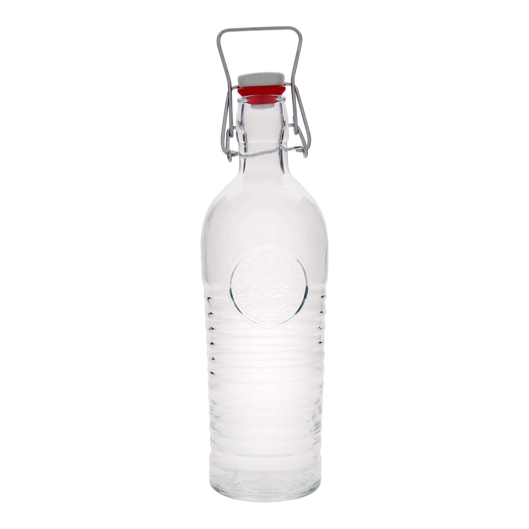 1.200 ml Glasflasche „Officina 1825“, Mündung: Bügelverschluss