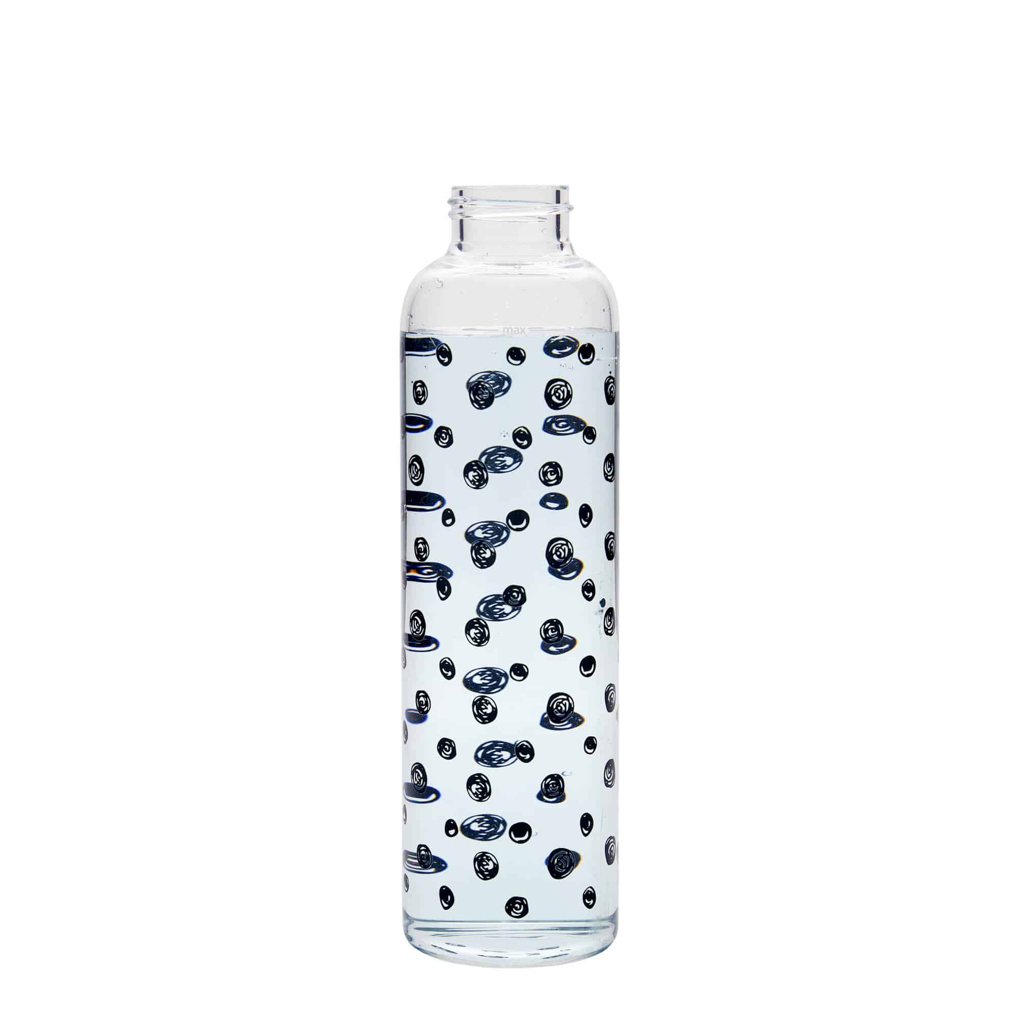 500 ml Trinkflasche „Perseus - Schwarze Punkte“, Mündung: Schraubverschluss