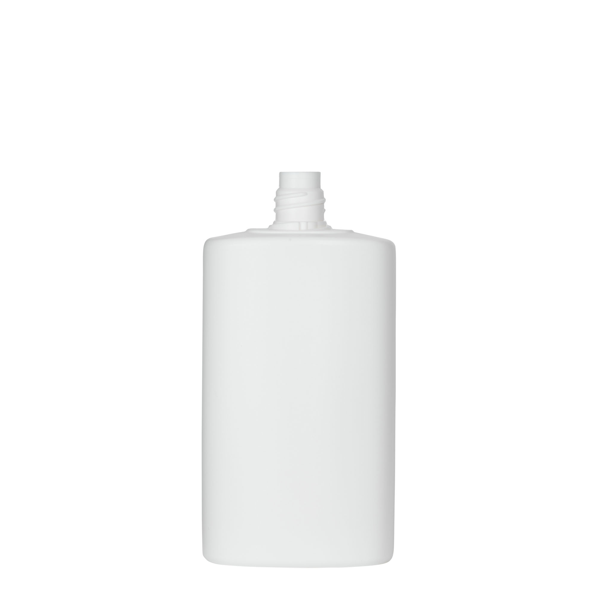 250 ml Kunststoffflasche 'Indy', oval, HDPE, weiß, Mündung: Schraubverschluss 250 ml Kunststoffflasche 'Indy', oval, HDPE, weiß, Mündung: Schraubverschluss