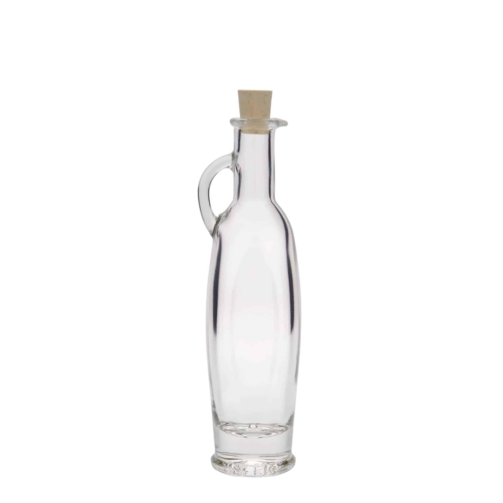 100 ml Glasflasche „Eleganta“, oval, Mündung: Kork