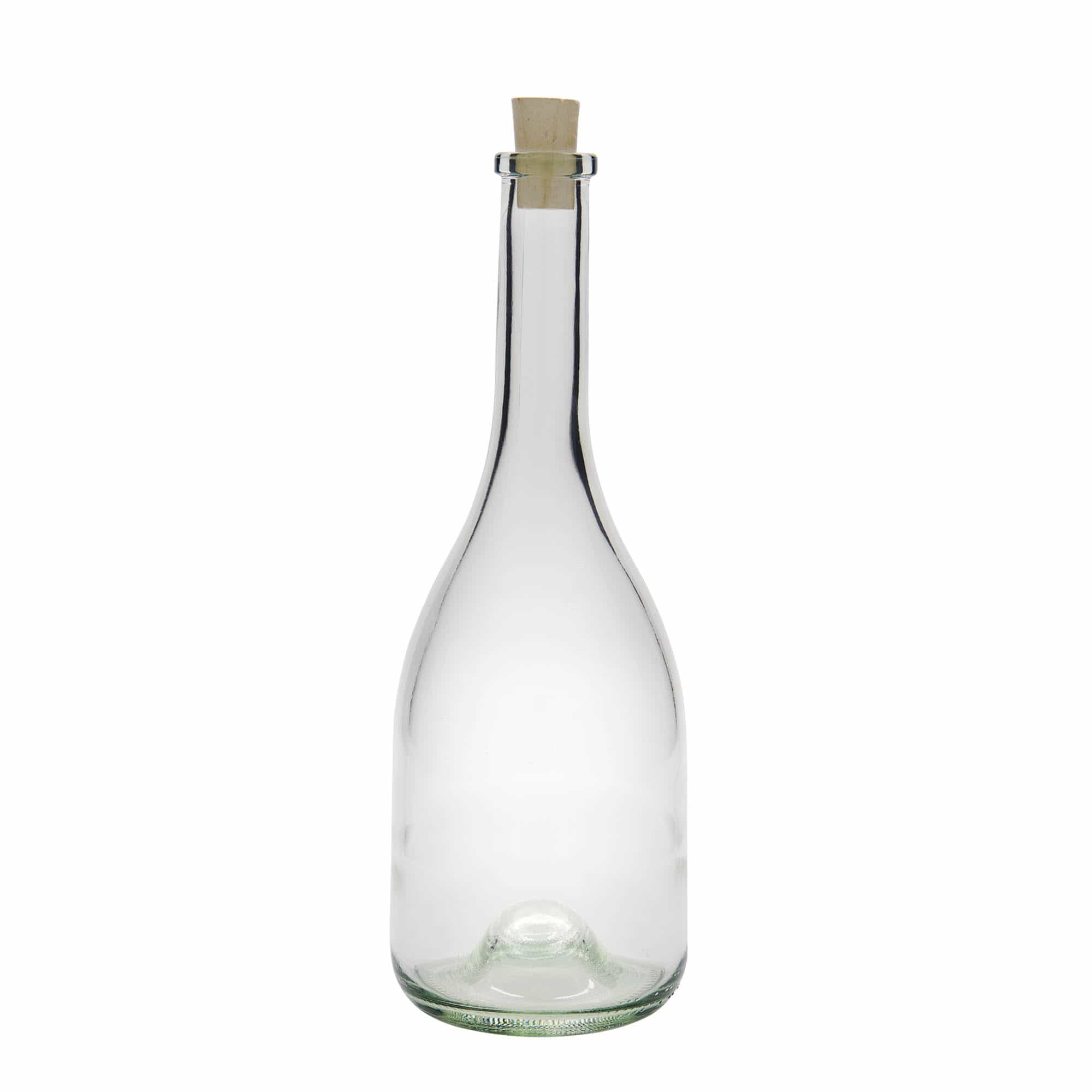750 ml Glasflasche „Rustica“, Mündung: Kork
