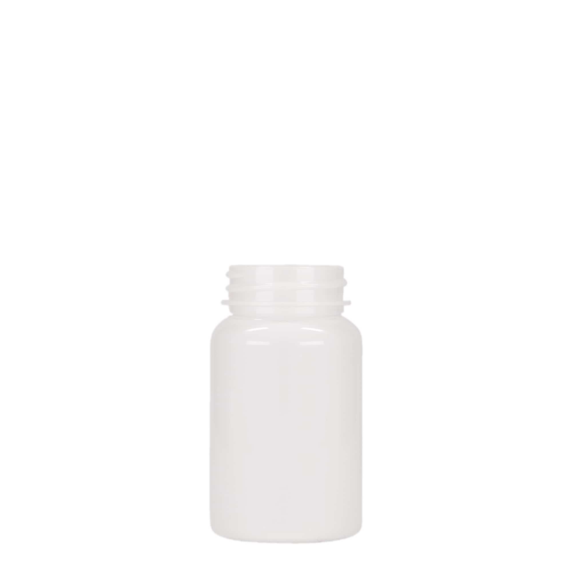 75 ml PET-Packer, Kunststoff, weiß, Mündung: 38/400