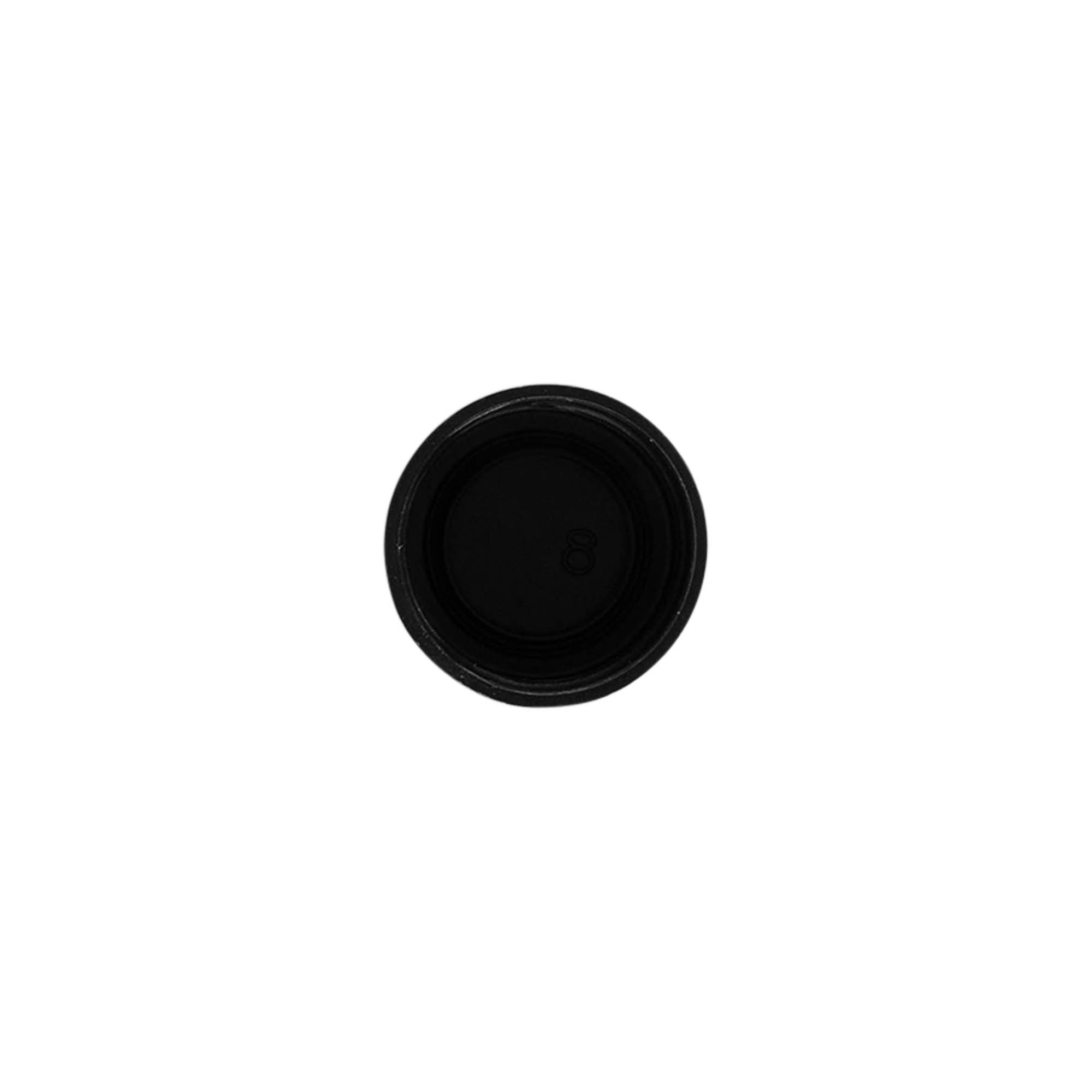 Schraubverschluss, PP-Kunststoff, schwarz, für Mündung: 20/410 Schraubverschluss, PP-Kunststoff, schwarz, für Mündung: 20/410