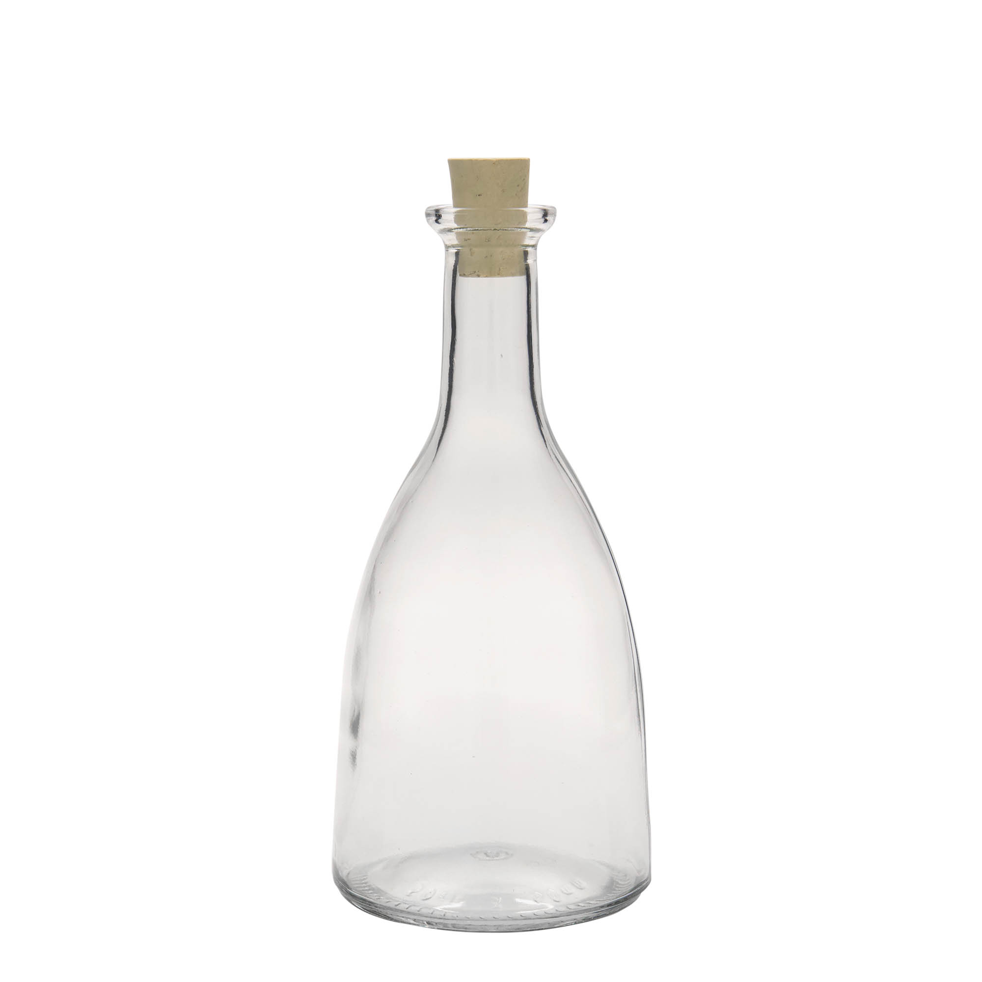 500 ml Glasflasche 'Viola', Mündung: Kork 500 ml Glasflasche 'Viola', Mündung: Kork