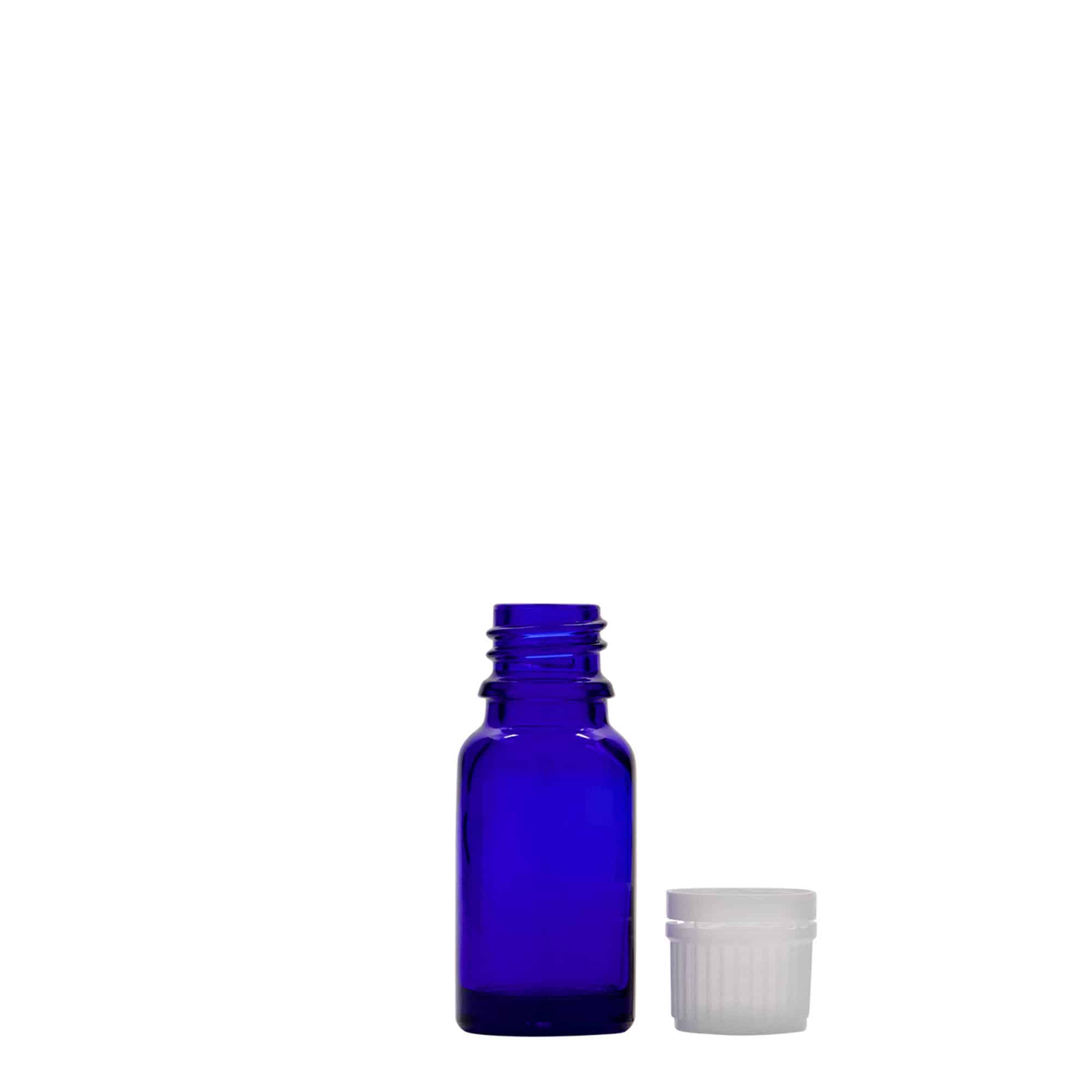 10 ml Medizinflasche, Glas, royalblau, Mündung: DIN 18 10 ml Medizinflasche, Glas, royalblau, Mündung: DIN 18
