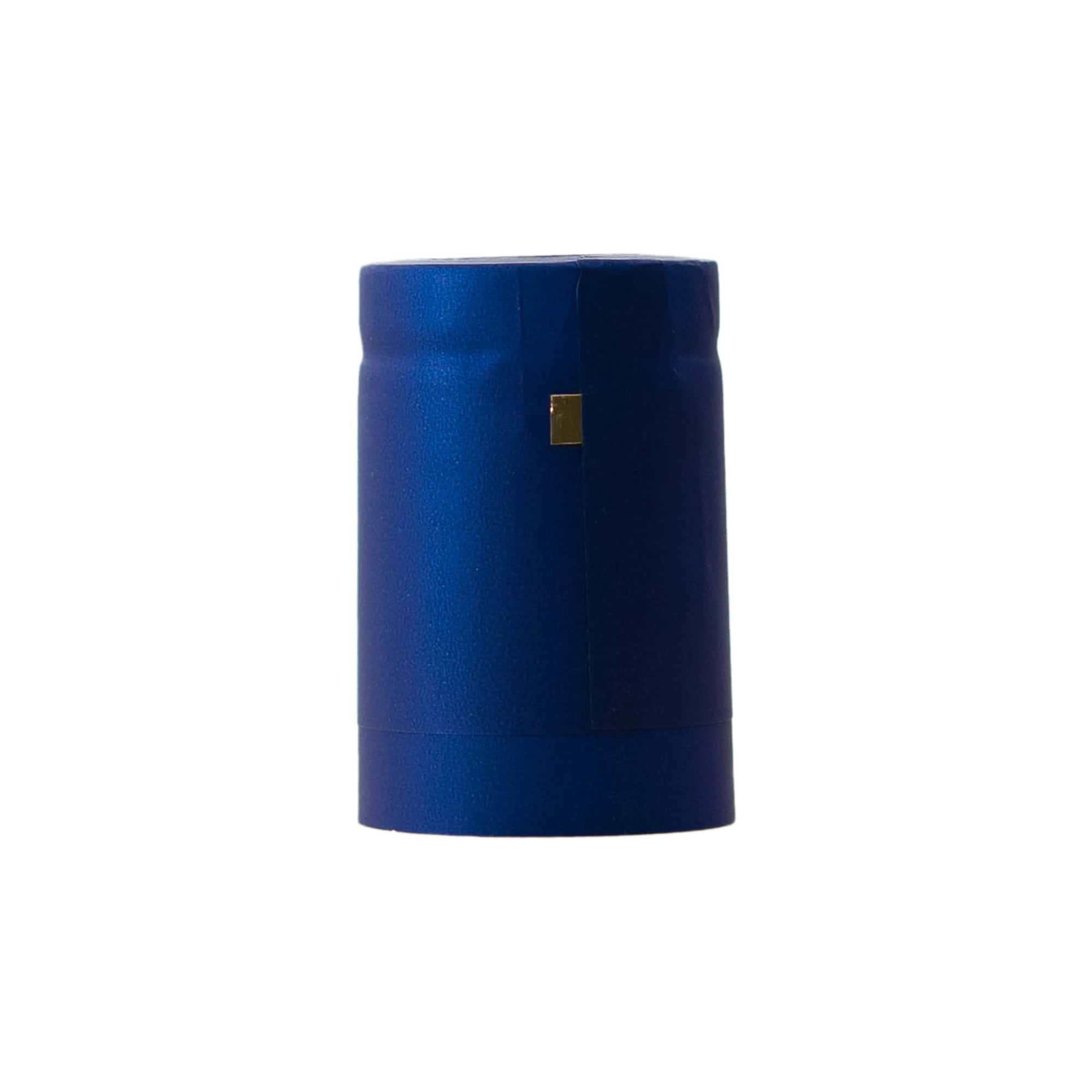 Schrumpfkapsel 32x41, PVC-Kunststoff, blau Schrumpfkapsel 32x41, PVC-Kunststoff, blau