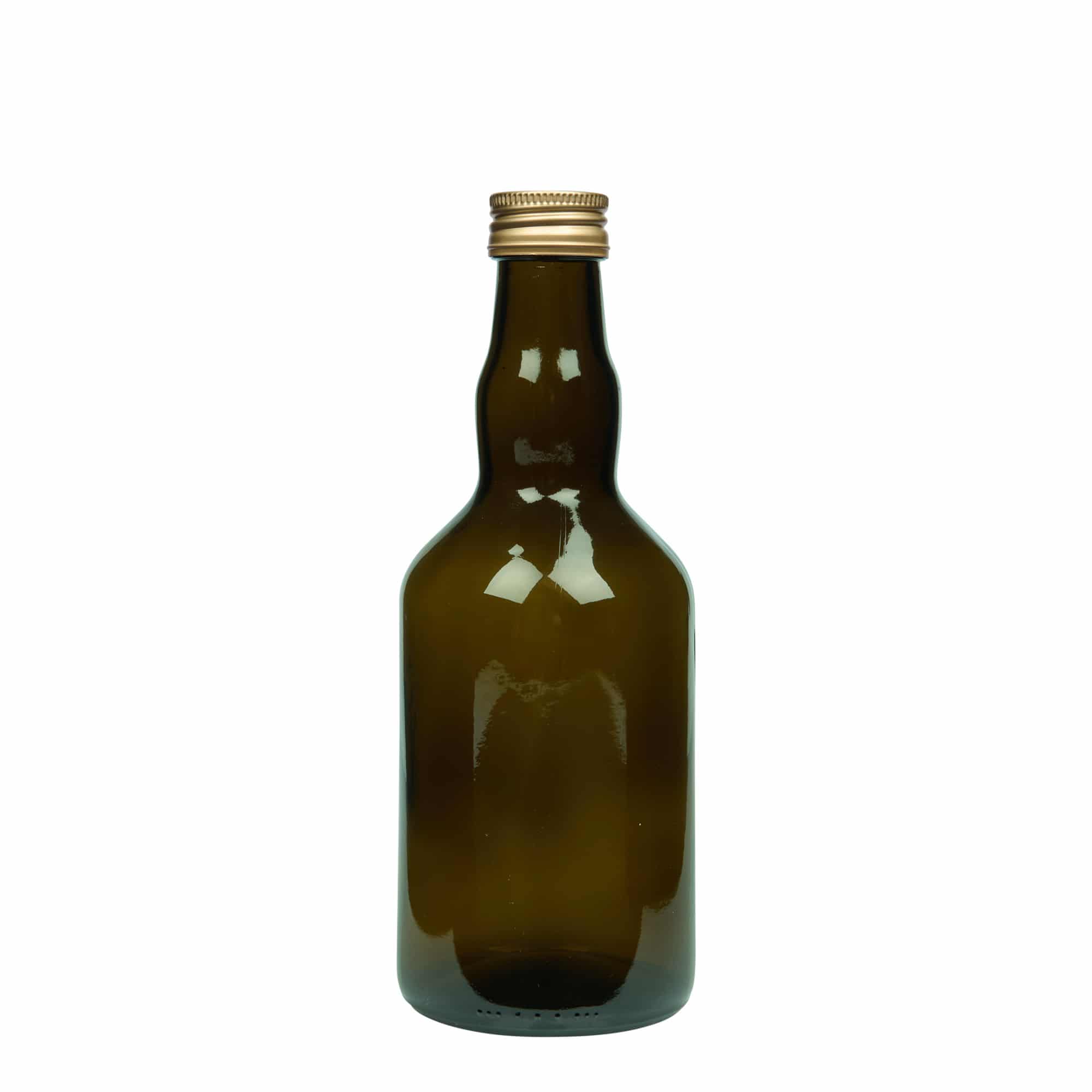 500 ml Glasflasche „Olona“, antikgrün, Mündung: PP 31,5