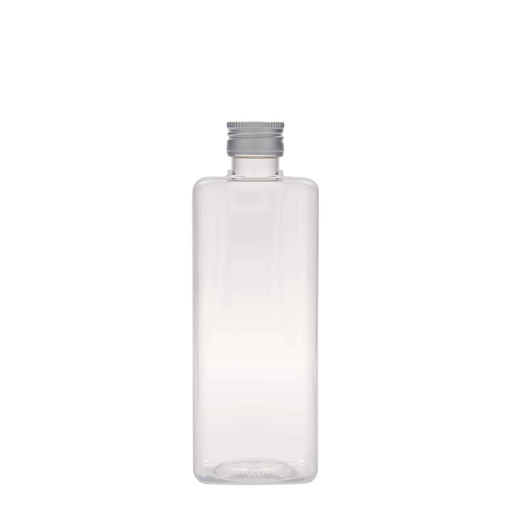 500 ml PET-Flasche 'Karl', quadratisch, Kunststoff, Mündung: PP 28