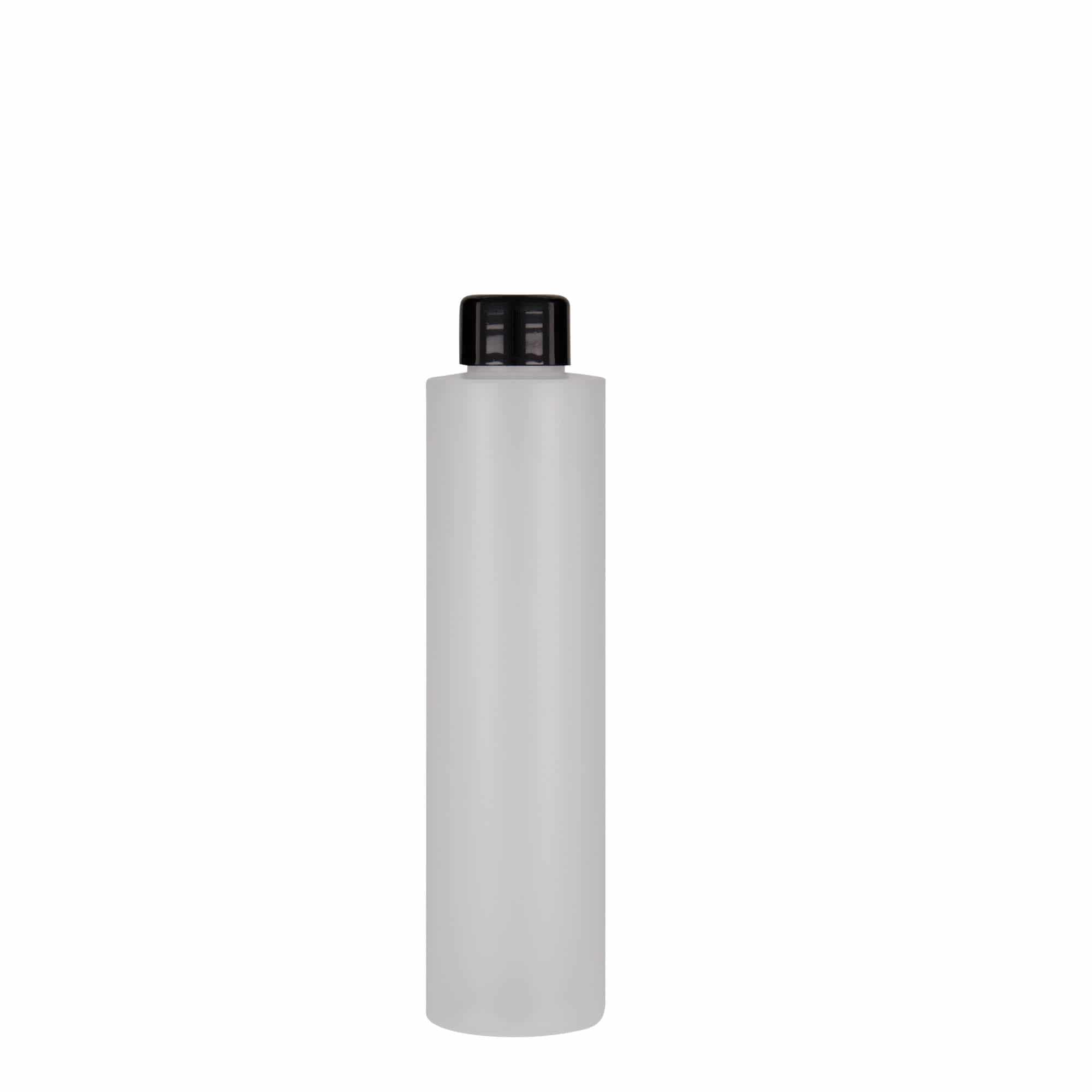 200 ml Kunststoffflasche 'Pipe', HDPE, natur, Mündung: GPI 24/410