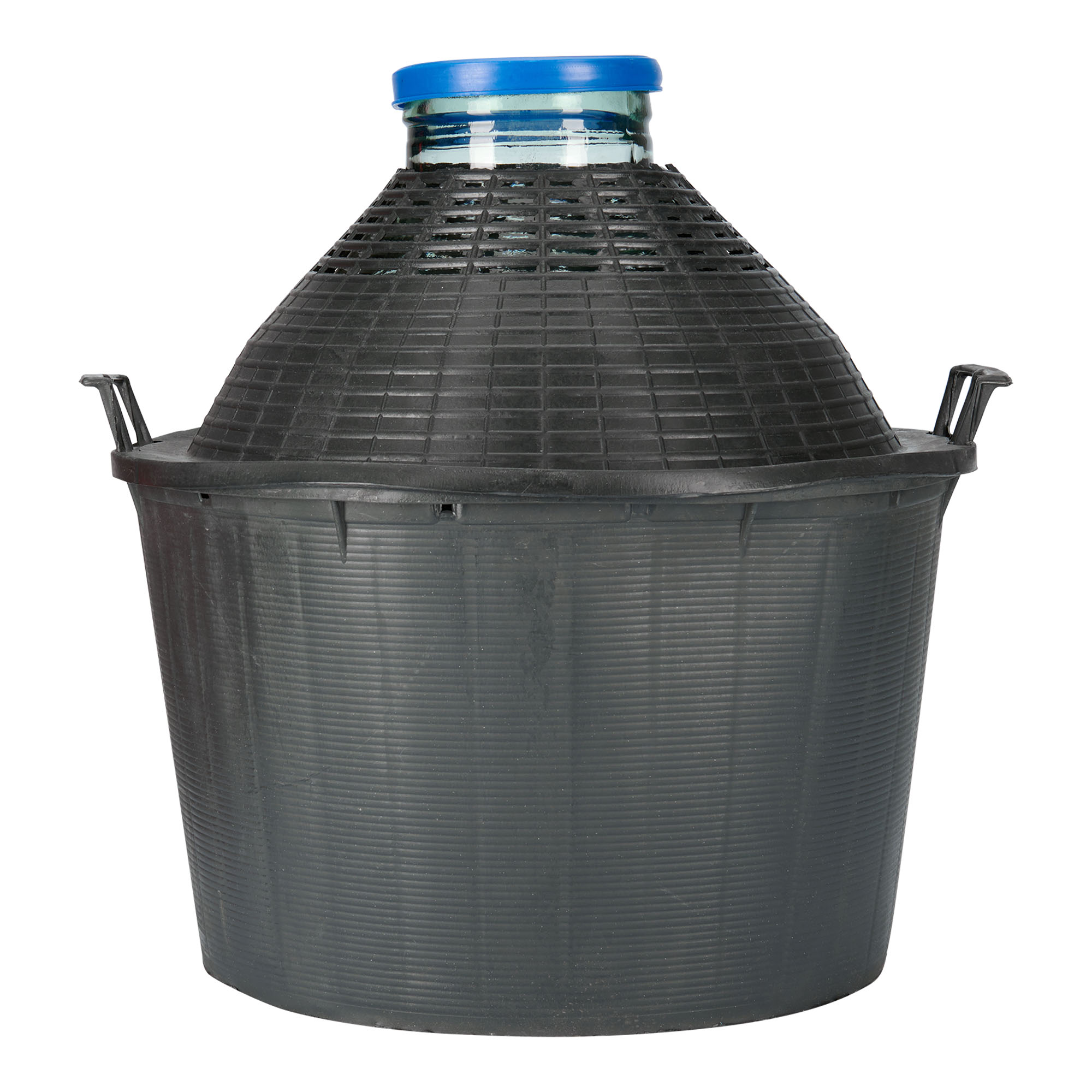 34 l Ballonflasche Weithals, Glas, Mündung: Stülpdeckel