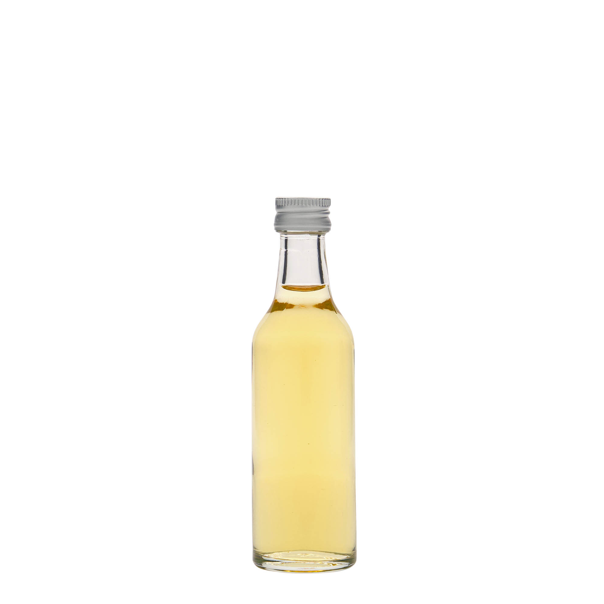 50 ml Glasflasche Geradhals, Mündung: PP 18 50 ml Glasflasche Geradhals, Mündung: PP 18