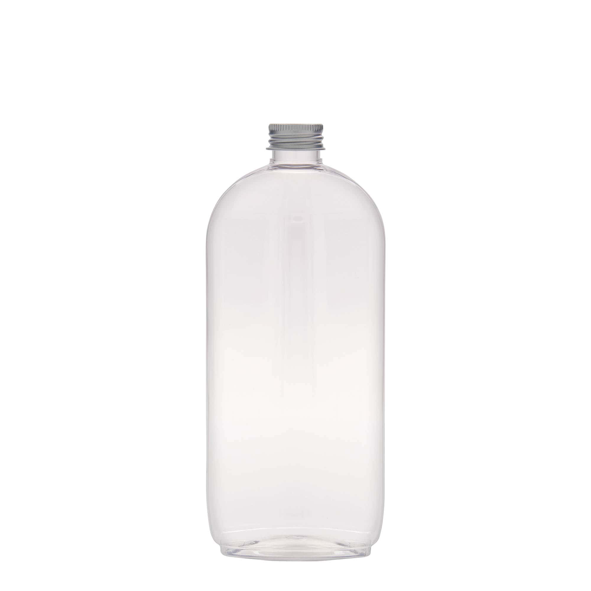 500 ml PET-Flasche 'Iris', oval, Kunststoff, Mündung: 24/410