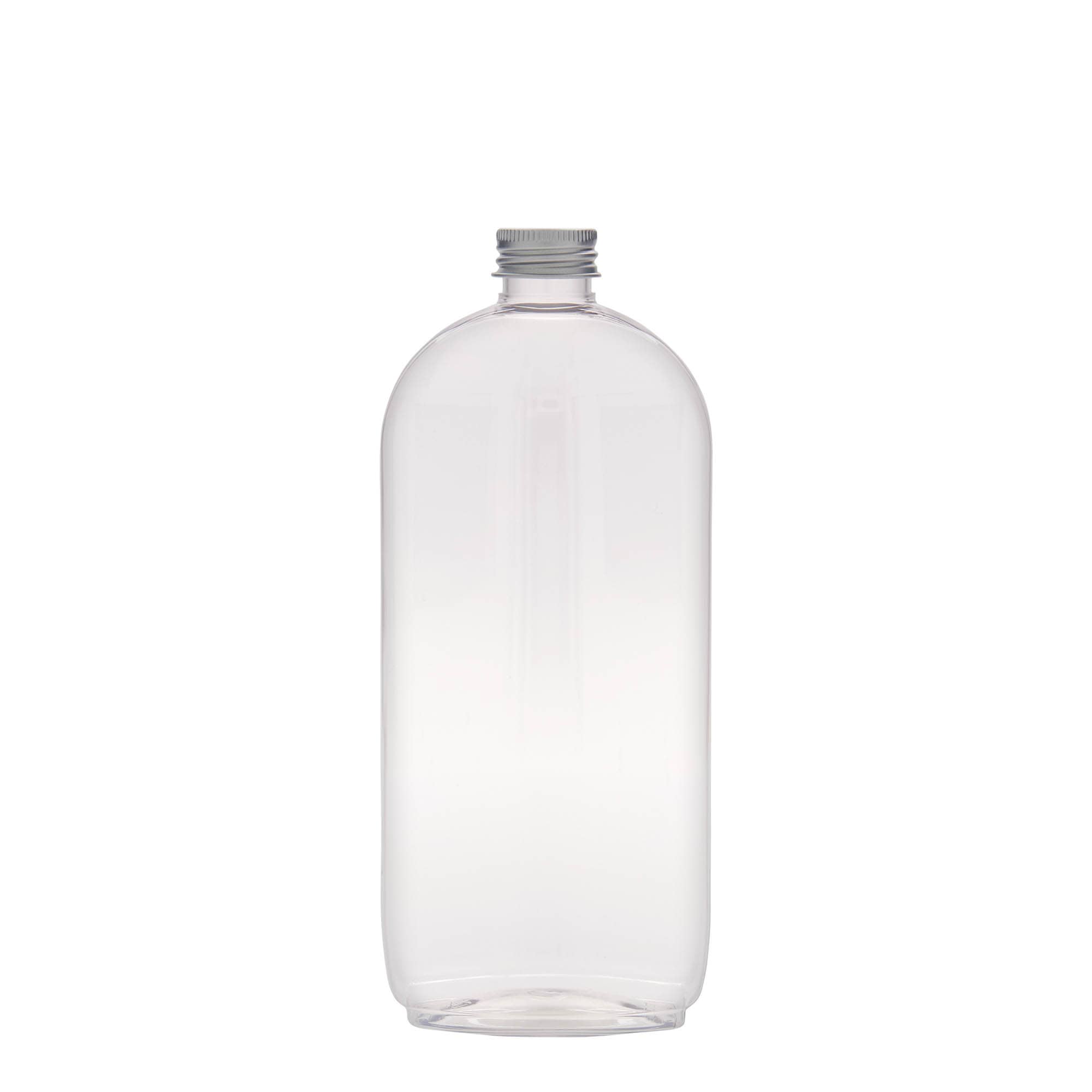 500 ml PET-Flasche 'Iris', oval, Kunststoff, Mündung: 24/410