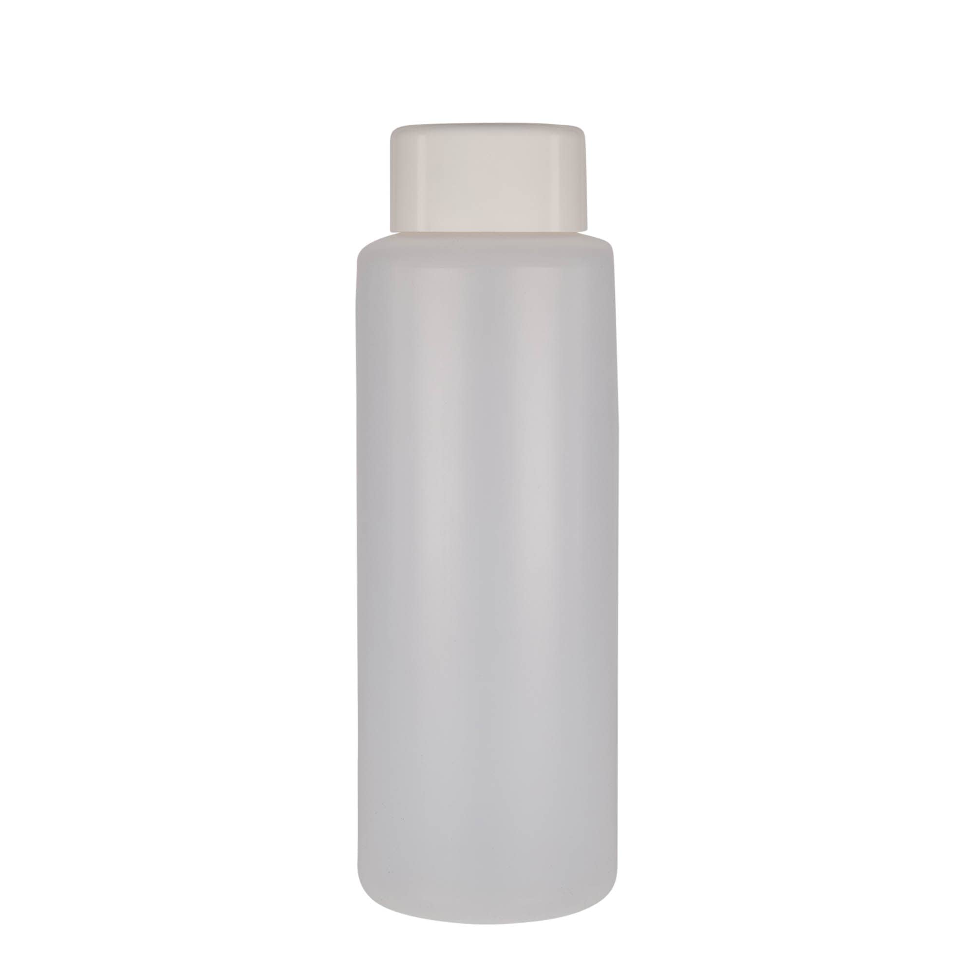 1.000 ml Rundflasche, PE-Kunststoff, natur, Mündung: Schraubverschluss