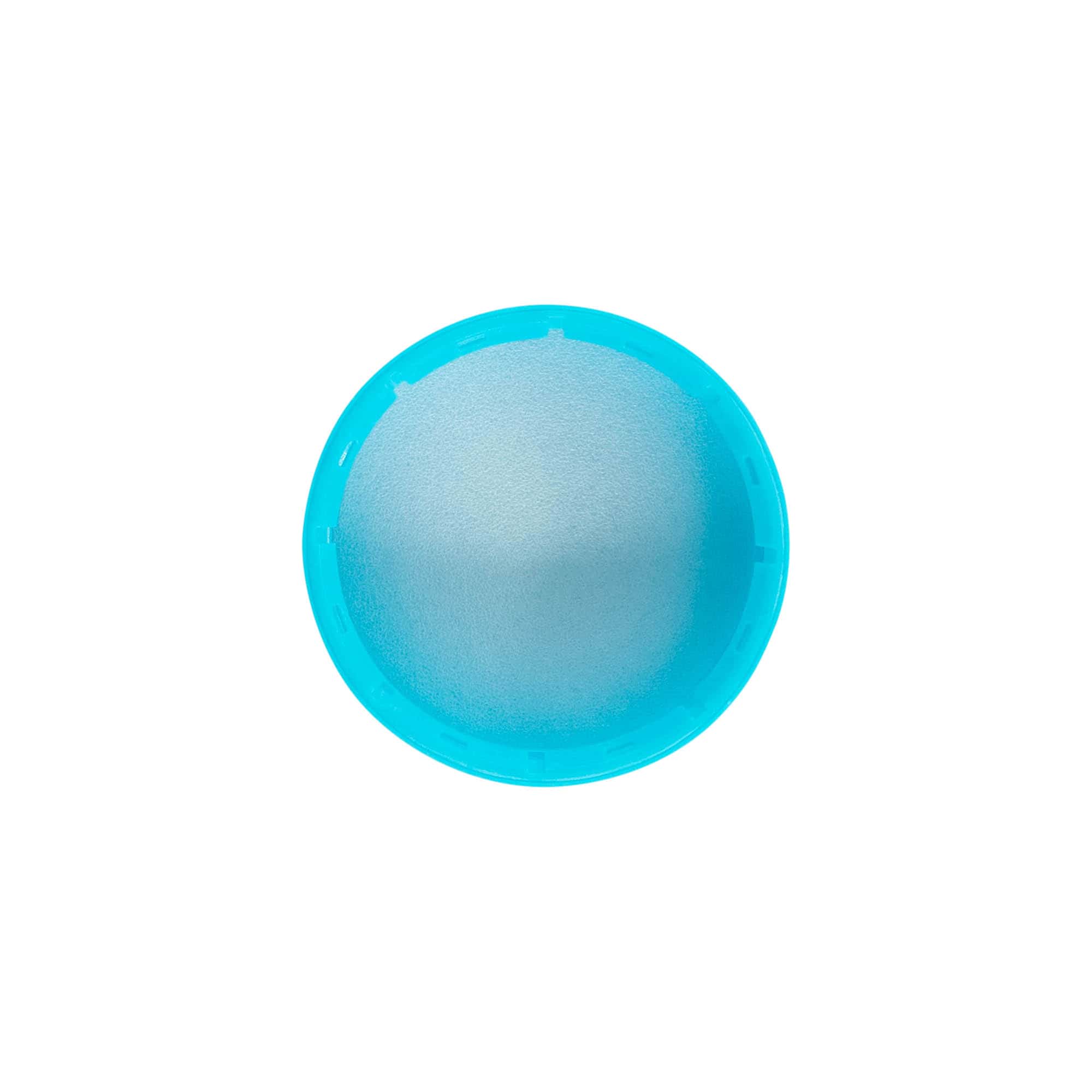 Schraubverschluss 40mm, PE-Kunststoff, hellblau Schraubverschluss 40mm, PE-Kunststoff, hellblau