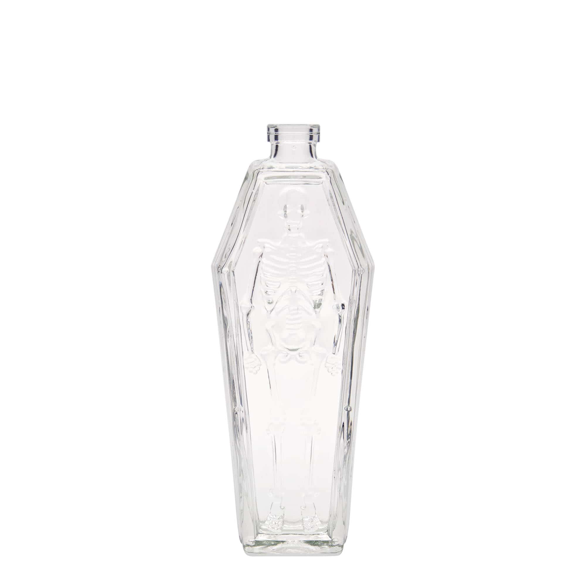 200 ml Glasflasche „Sarg“, Mündung: Kork