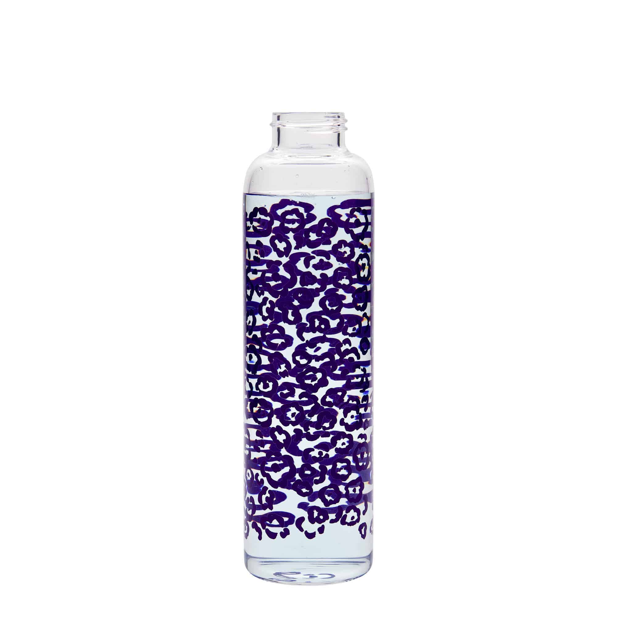500 ml Trinkflasche 'Perseus - Lila Blumen', Mündung: Schraubverschluss 500 ml Trinkflasche 'Perseus - Lila Blumen', Mündung: Schraubverschluss