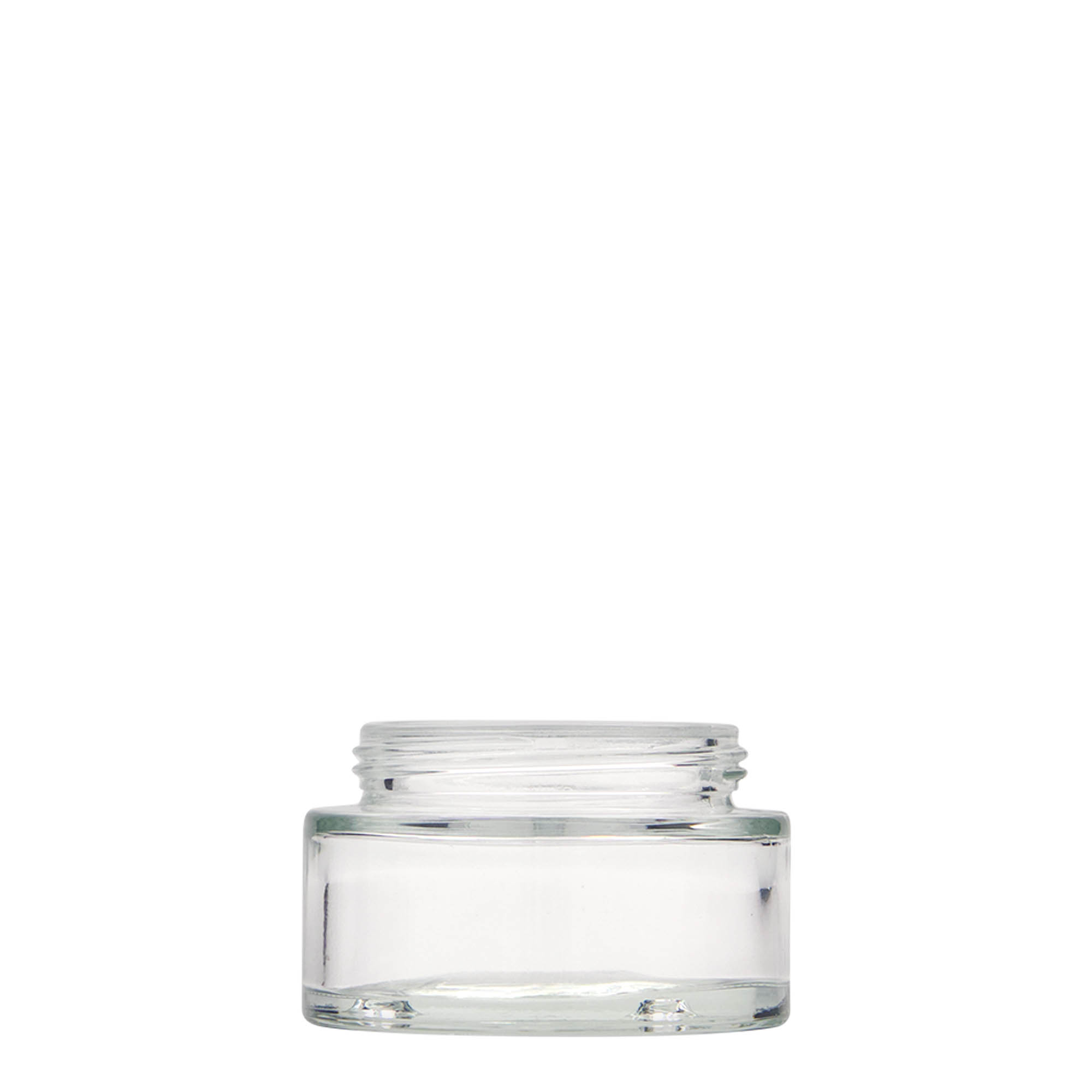 50 ml Tiegel 'Clear Edition', Glas, Mündung: Schraubverschluss 50 ml Tiegel 'Clear Edition', Glas, Mündung: Schraubverschluss