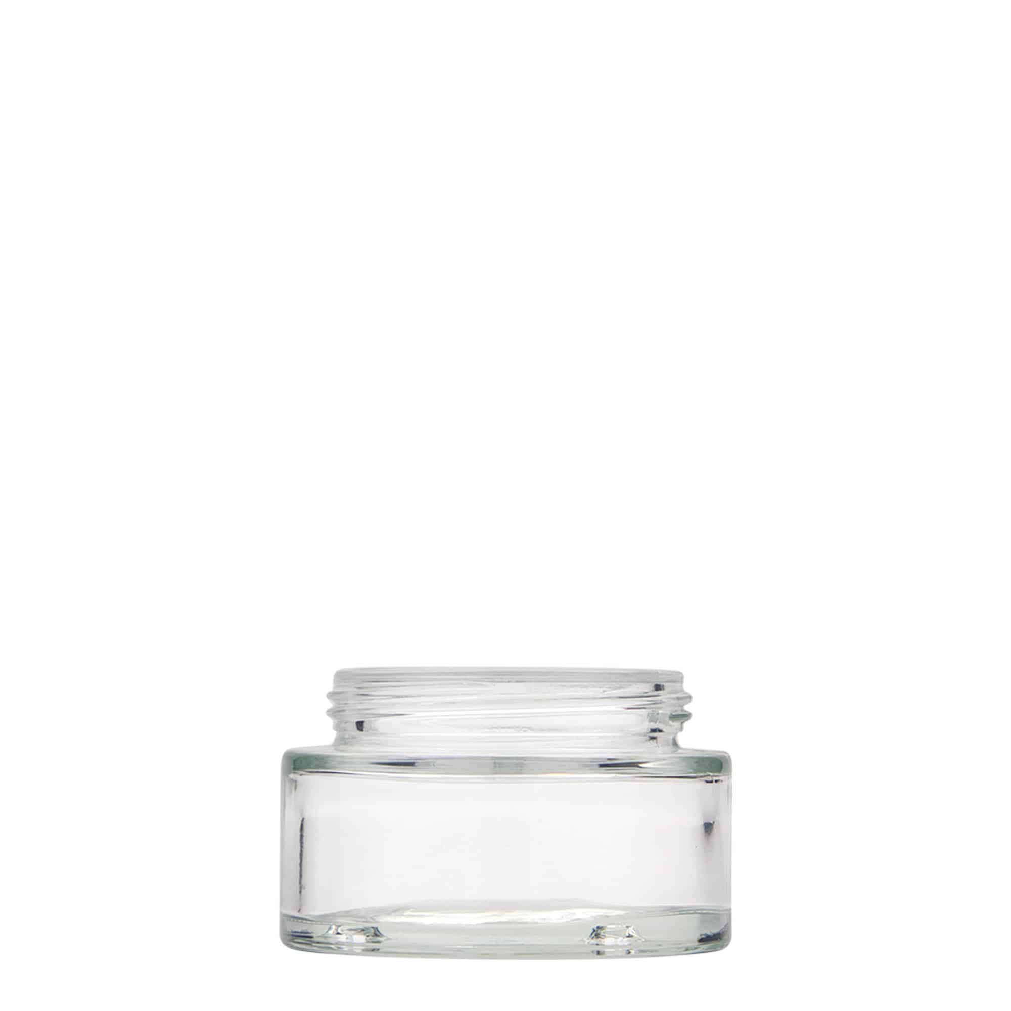 50 ml Tiegel „Clear Edition“, Glas, Mündung: Schraubverschluss