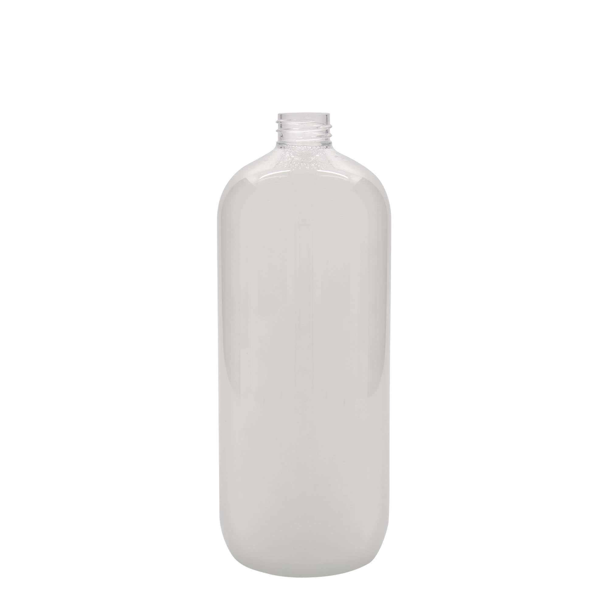 1.000 ml PET-Flasche 'Boston', Kunststoff, Mündung: GPI 28/410