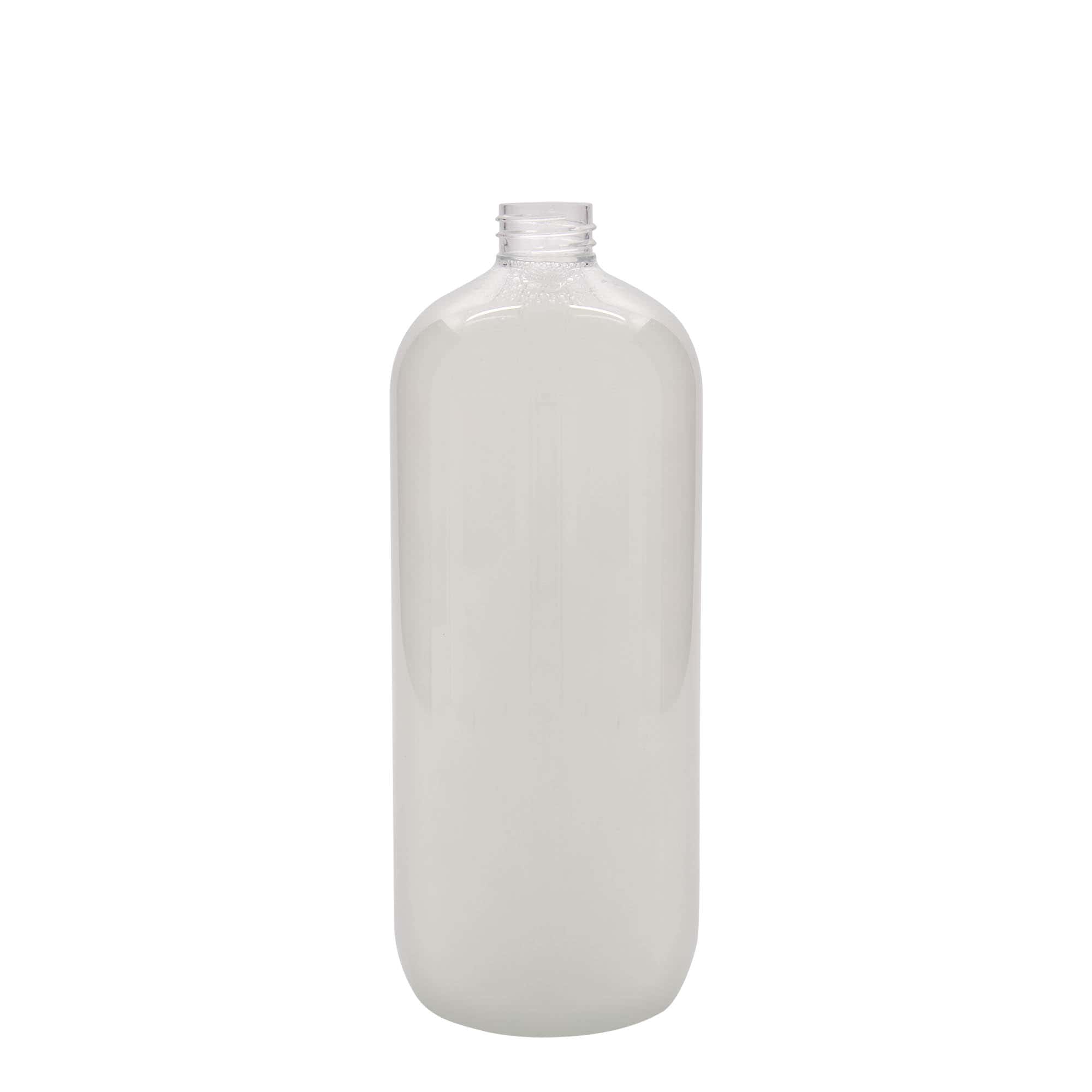 1.000 ml PET-Flasche 'Boston', Kunststoff, Mündung: 28/410